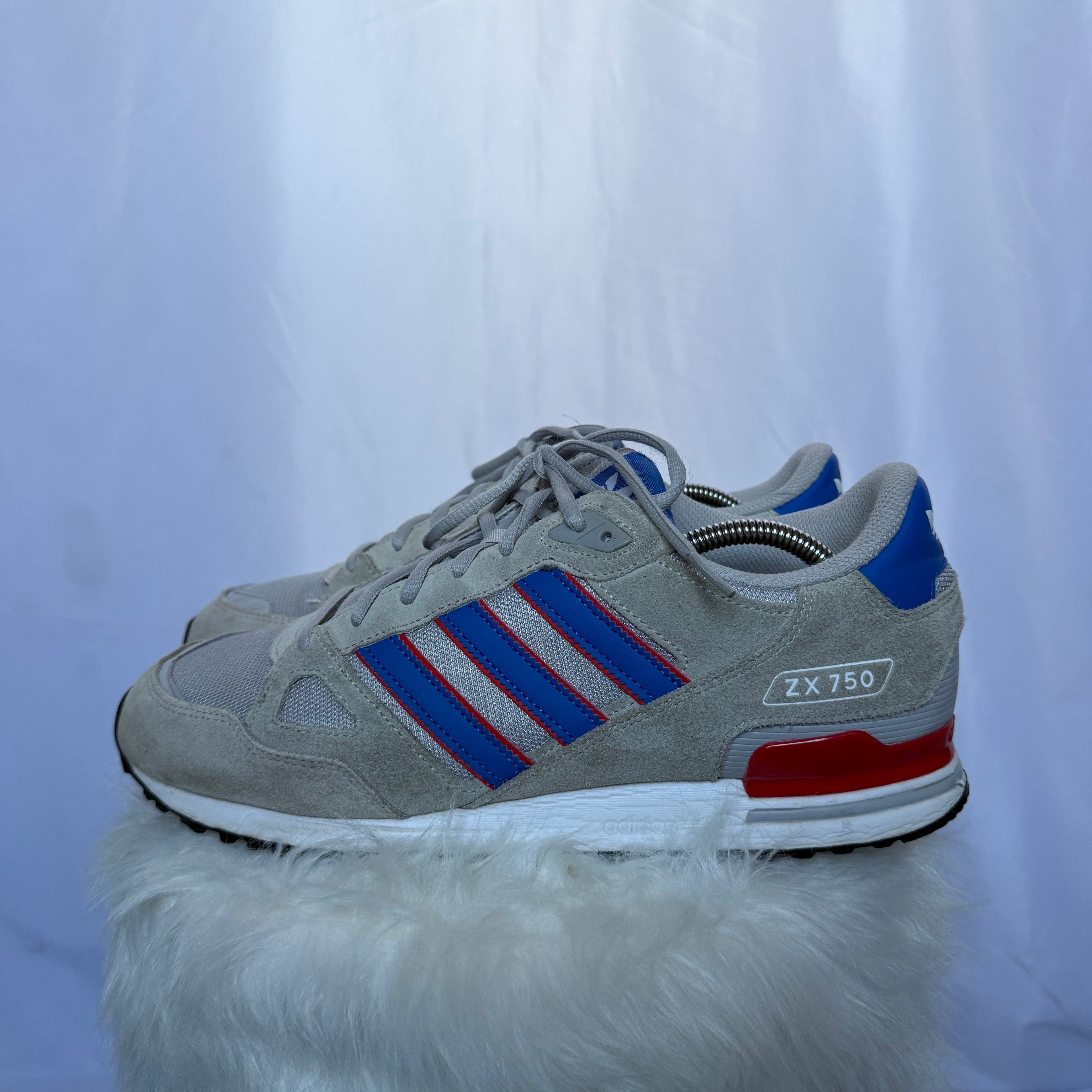 Adidas ZX 750 – blau/grau Retro Running Classic - Größe 46