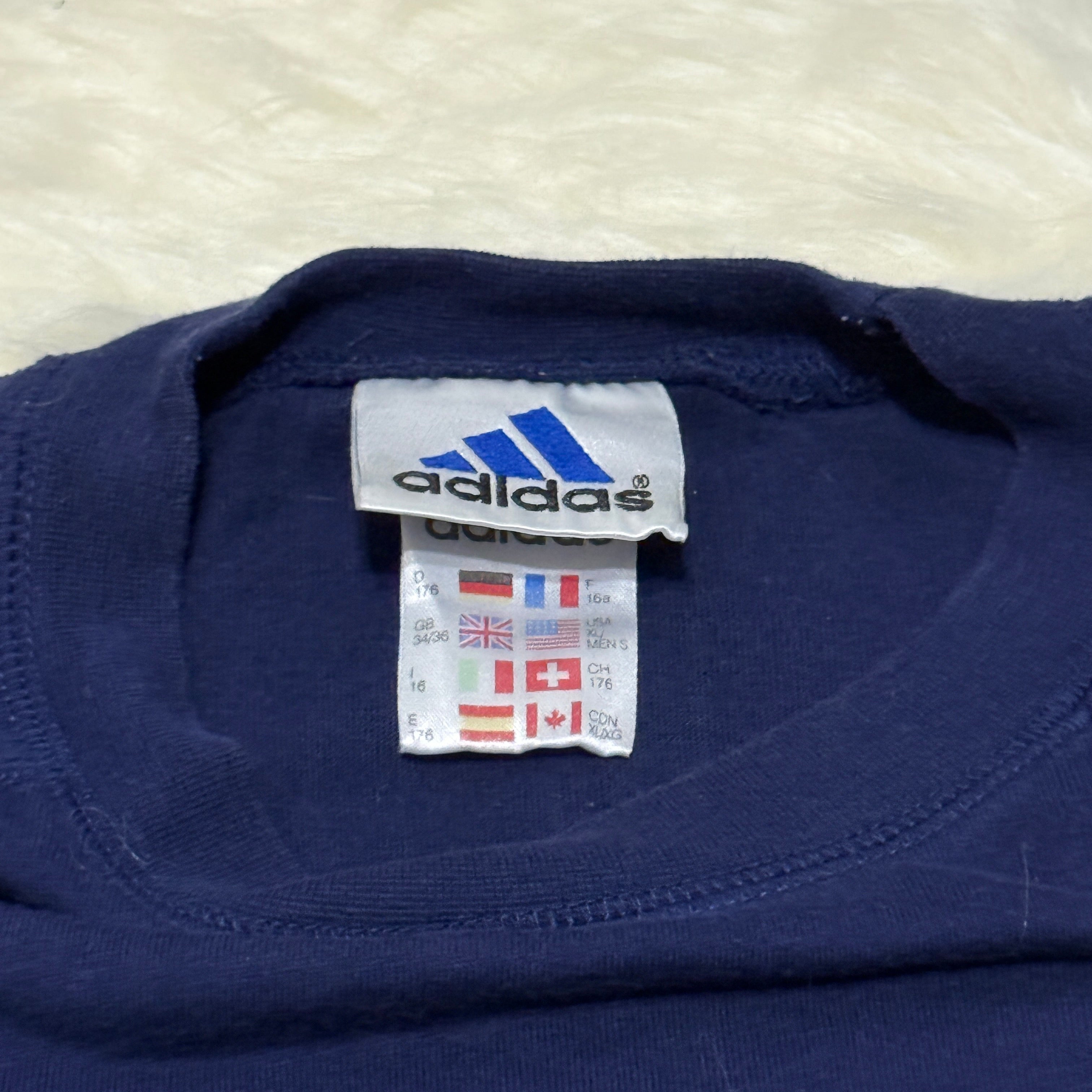 Adidas T-Shirt – späte 90er / frühe 00er Vintage - Größe S