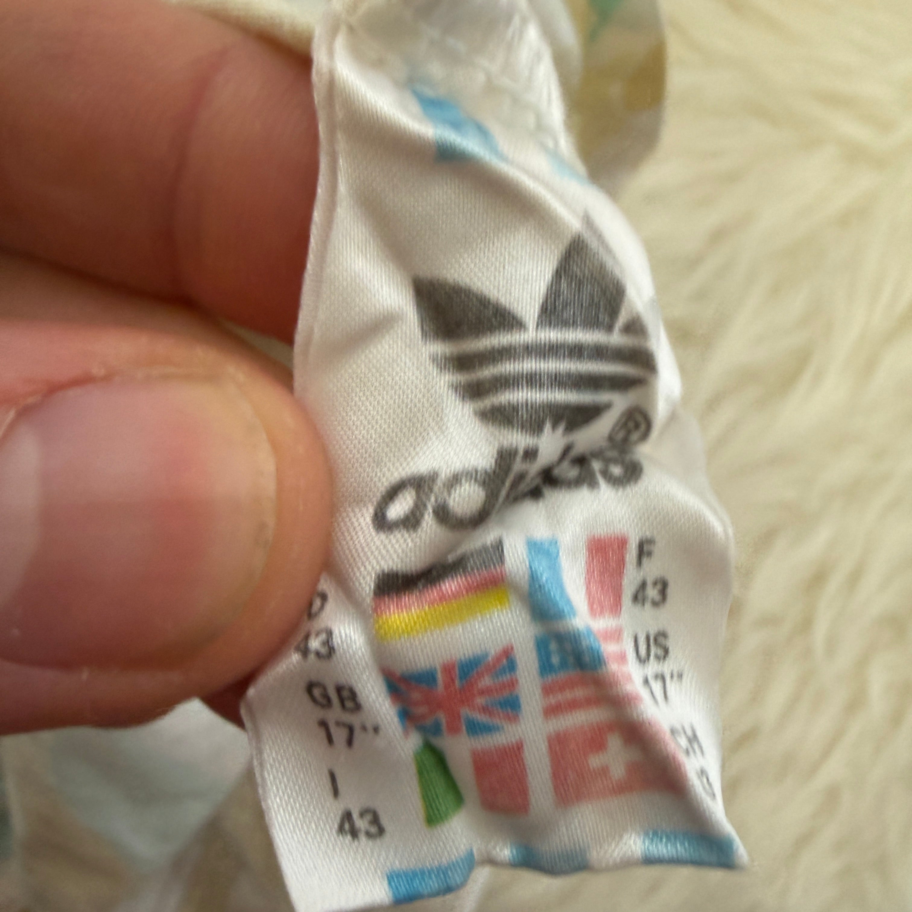 Adidas Originals 80er/90er Vintage Hemd - selten - Gr. L