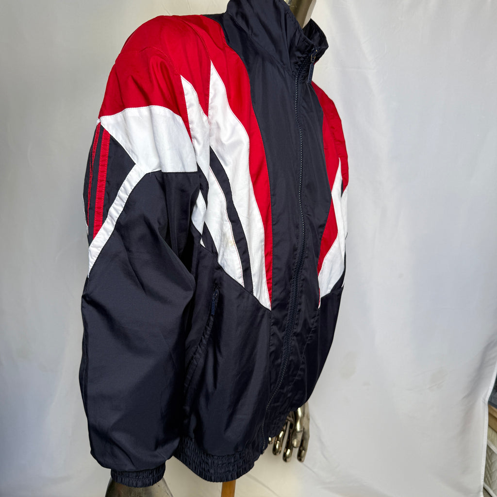 adidas 90er Vintage Track Jacket / Windbreaker Jacke (Y2K) – Gr. M