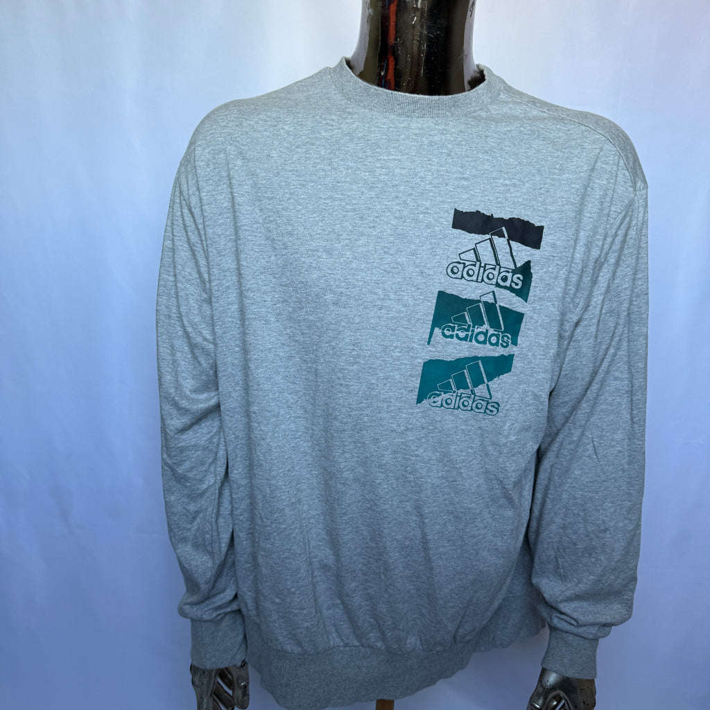 Adidas Sweatshirt / Pullover - Retro - Größe L