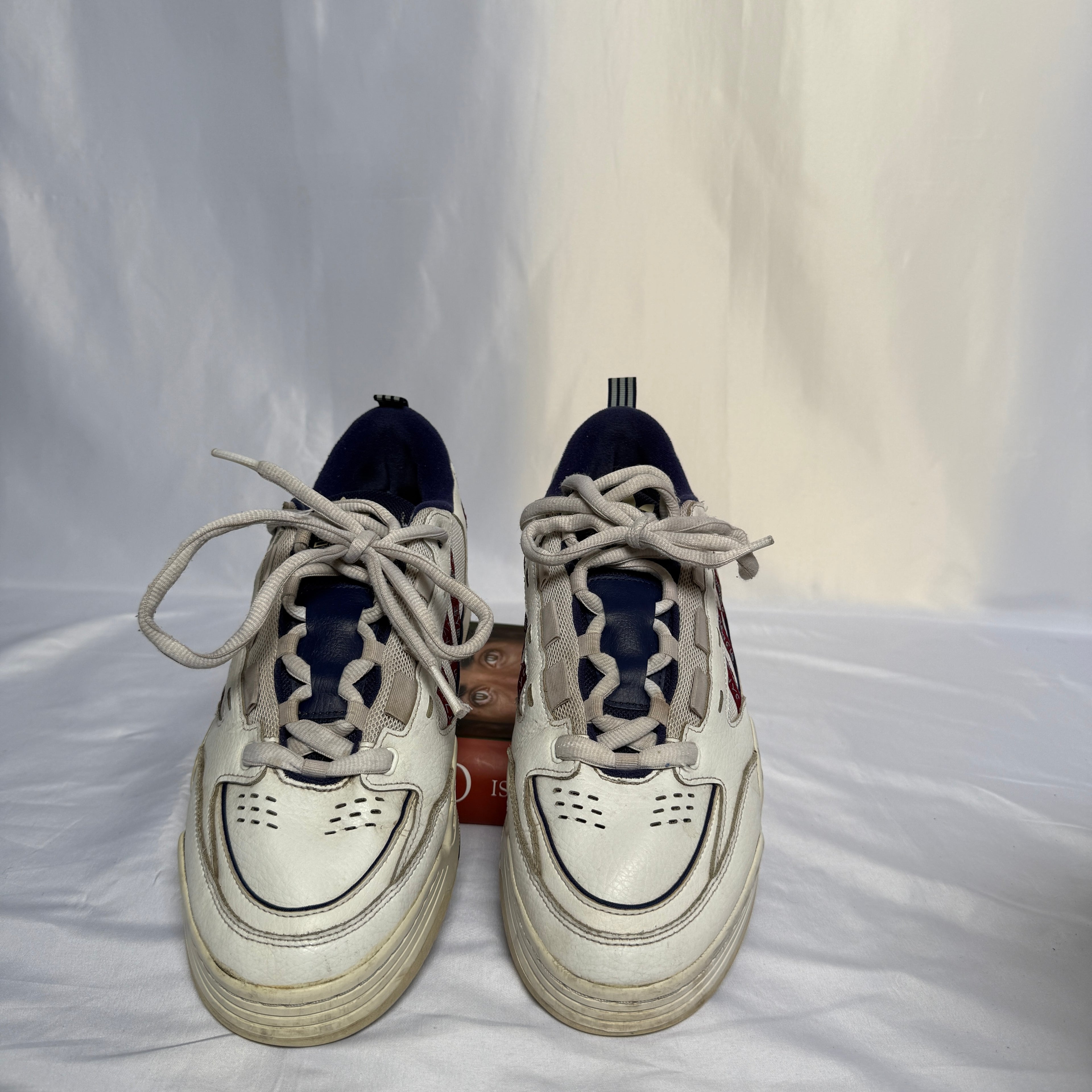 Adidas x Human Made Rivalry Low – White/Navy/Red – Größe 48 (US 13)