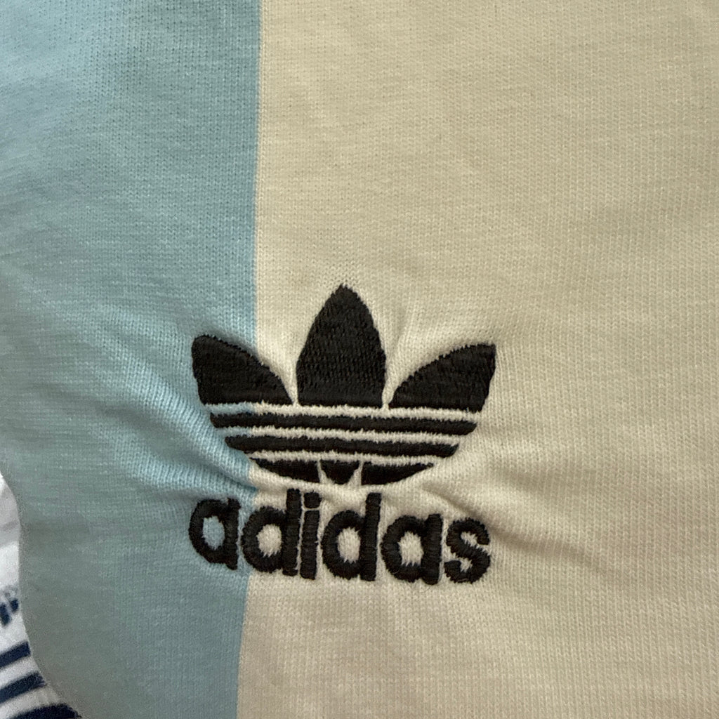 adidas Argentina Retro T-Shirt / Shirt – World Cup Detail (Metall Pokal) – Gr. S