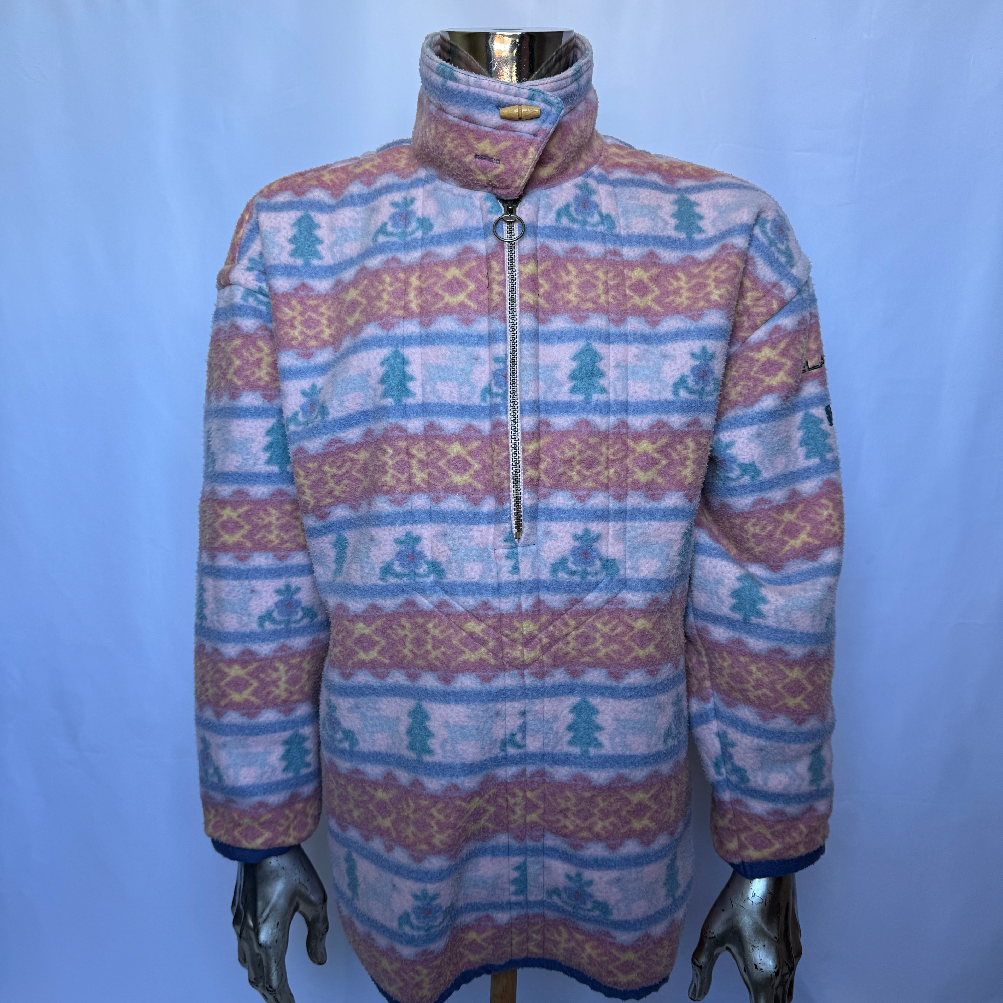 Adidas Originals Fleece Pullover / Sweatshirt – 1989 Vintage - Größe M