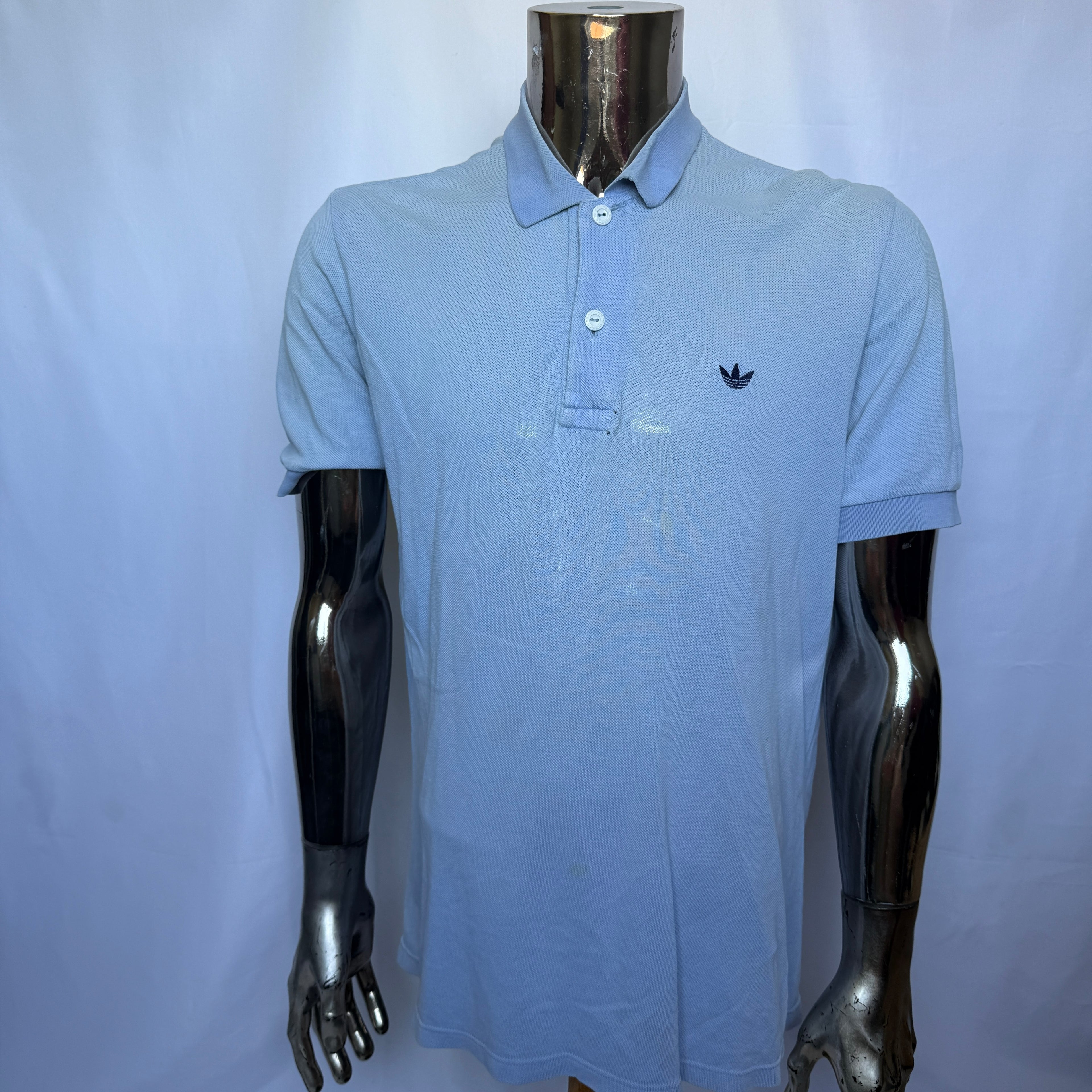 Adidas Originals Polo Shirt – frühe 00er Jahre Vintage - Größe M