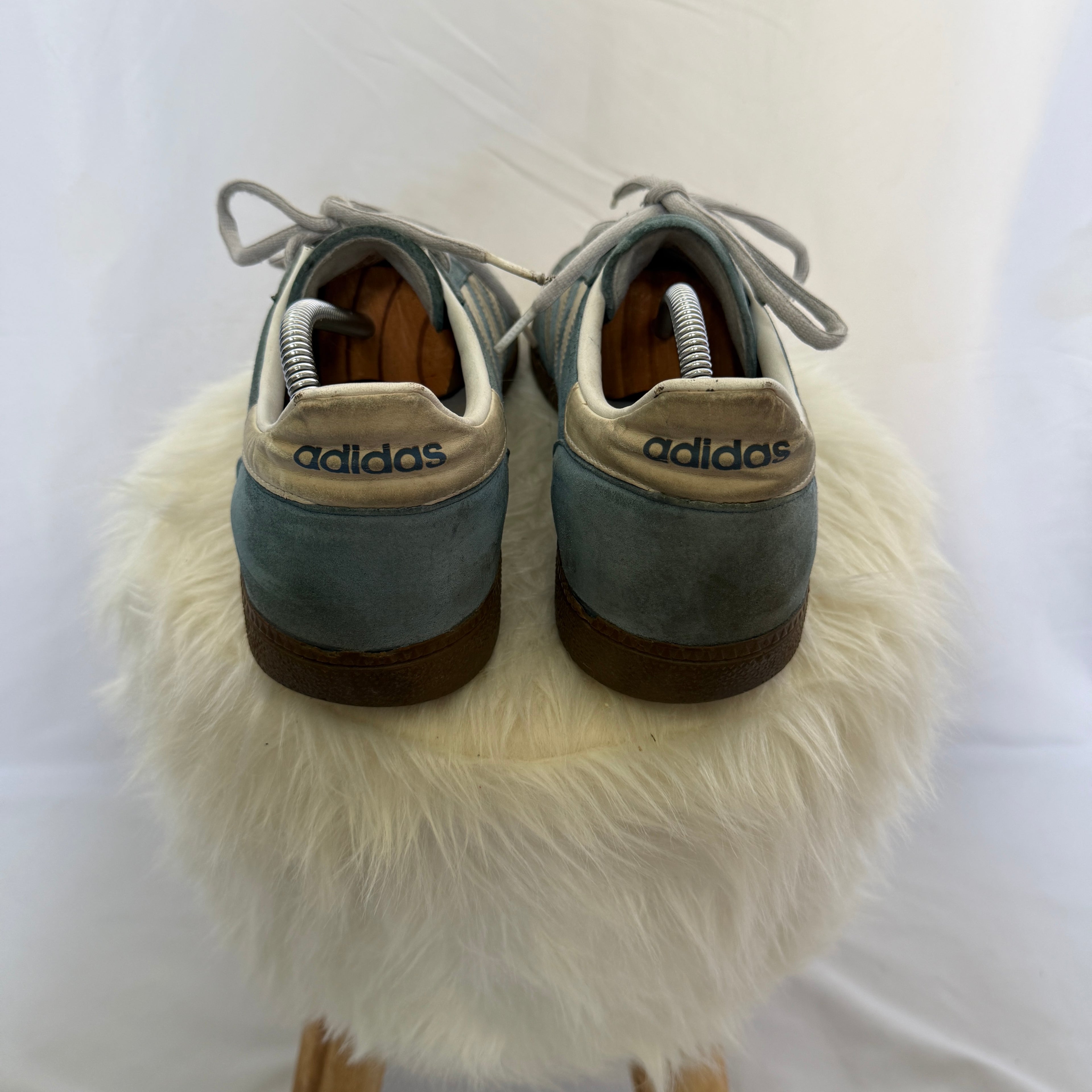 adidas Spezial Sneaker / Schuhe – Hellblau / Weiß – Größe 45 1/3