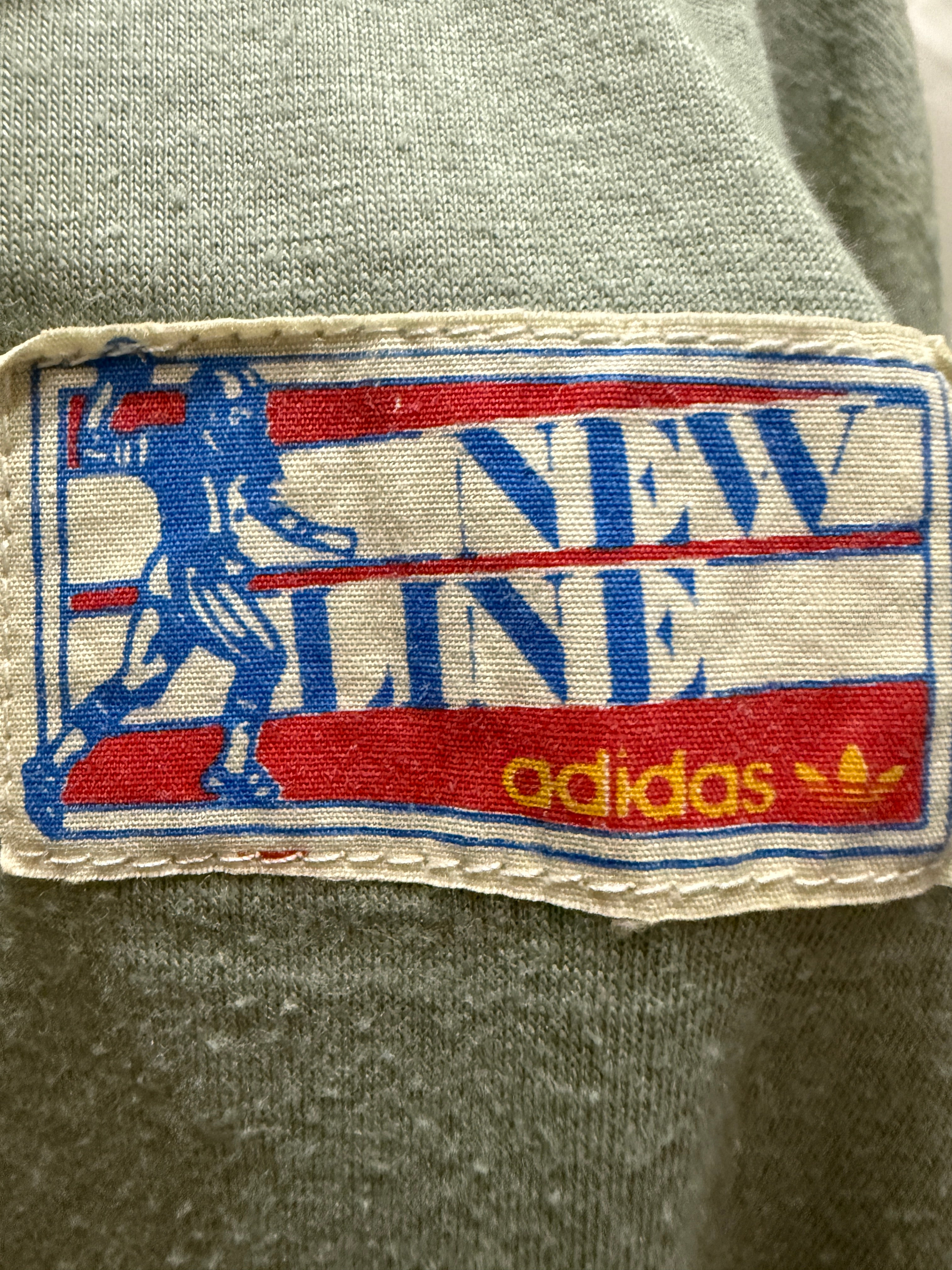 Adidas “New Line” T-Shirt – Made in France – Ventex Production – 1980s Vintage / Rarität - Größe M