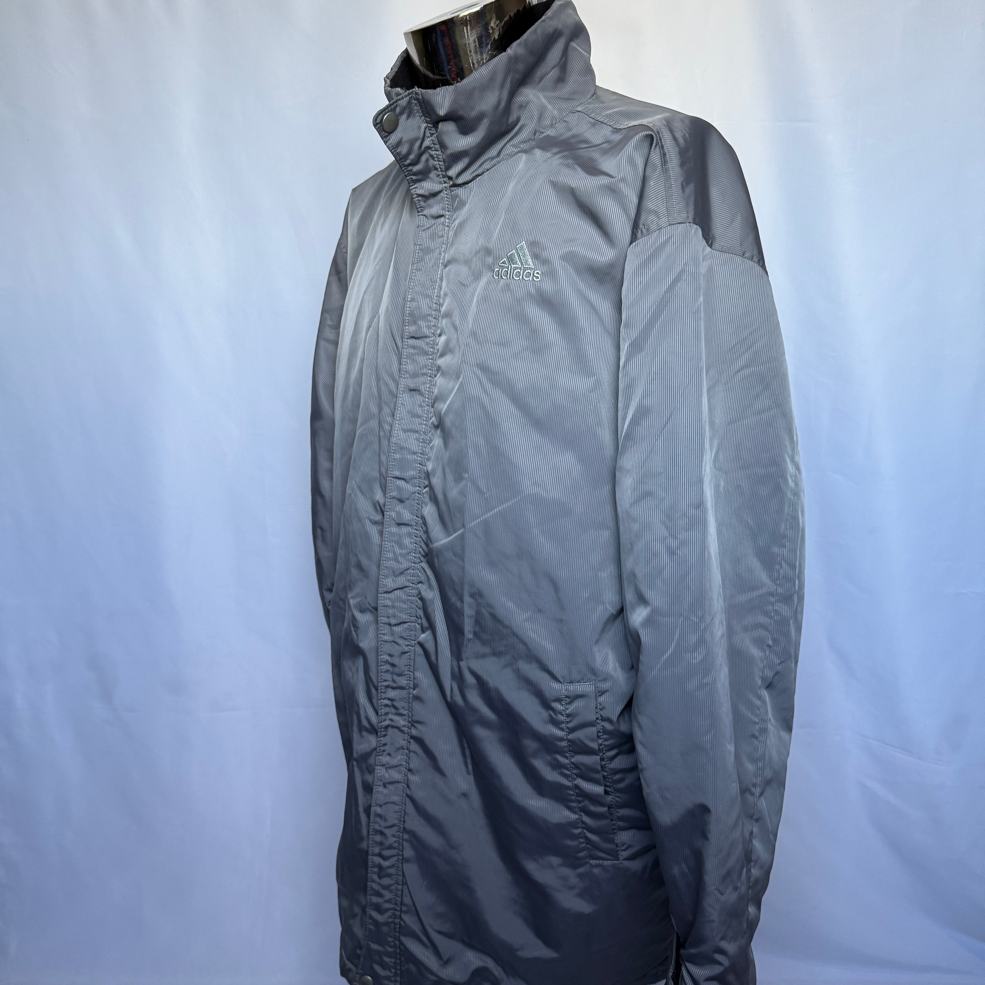 Adidas Jacke (Winterjacke) – frühe 00er Jahre Vintage - Größe M