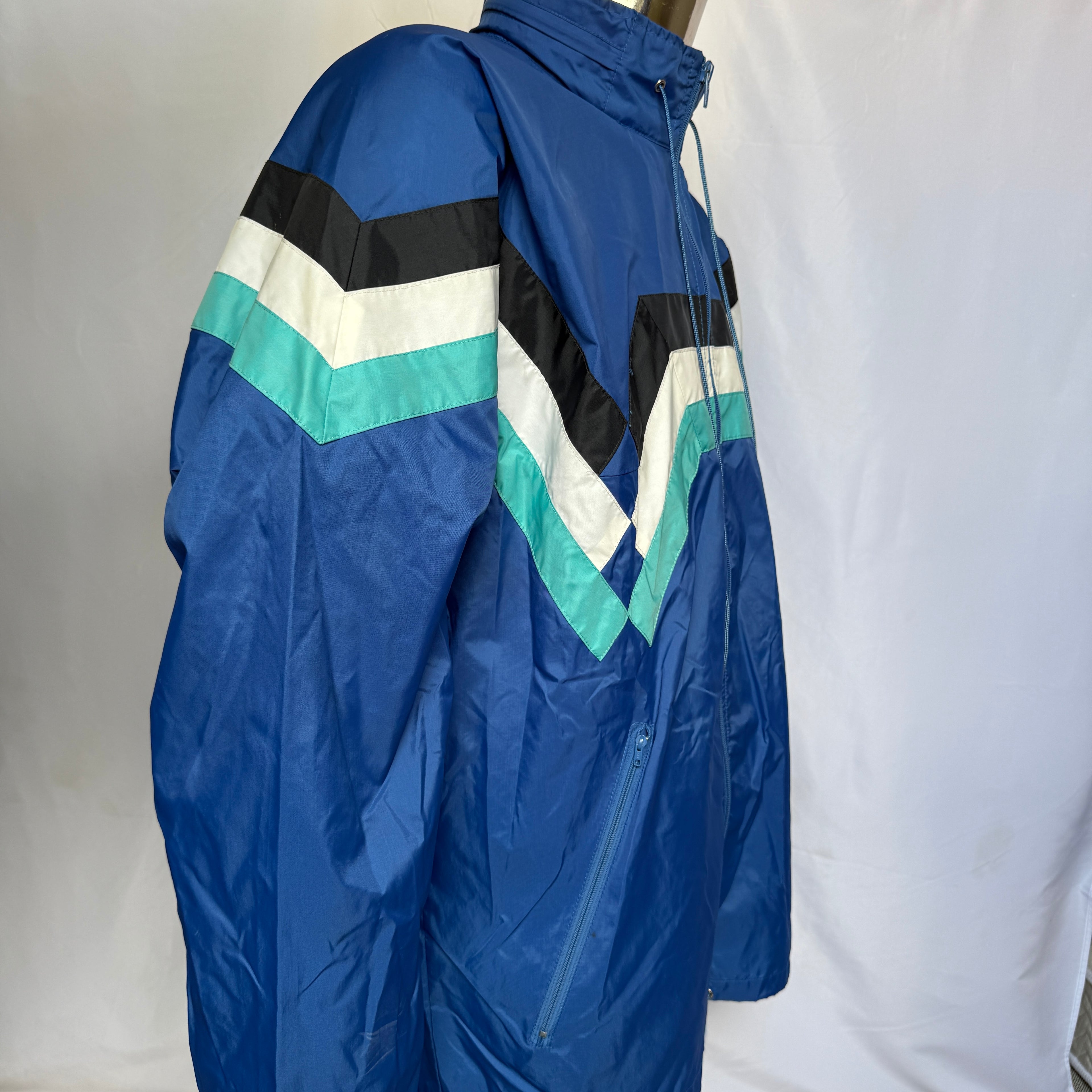 adidas 90er Vintage Windbreaker / Jacke – Gr. S (eher M)