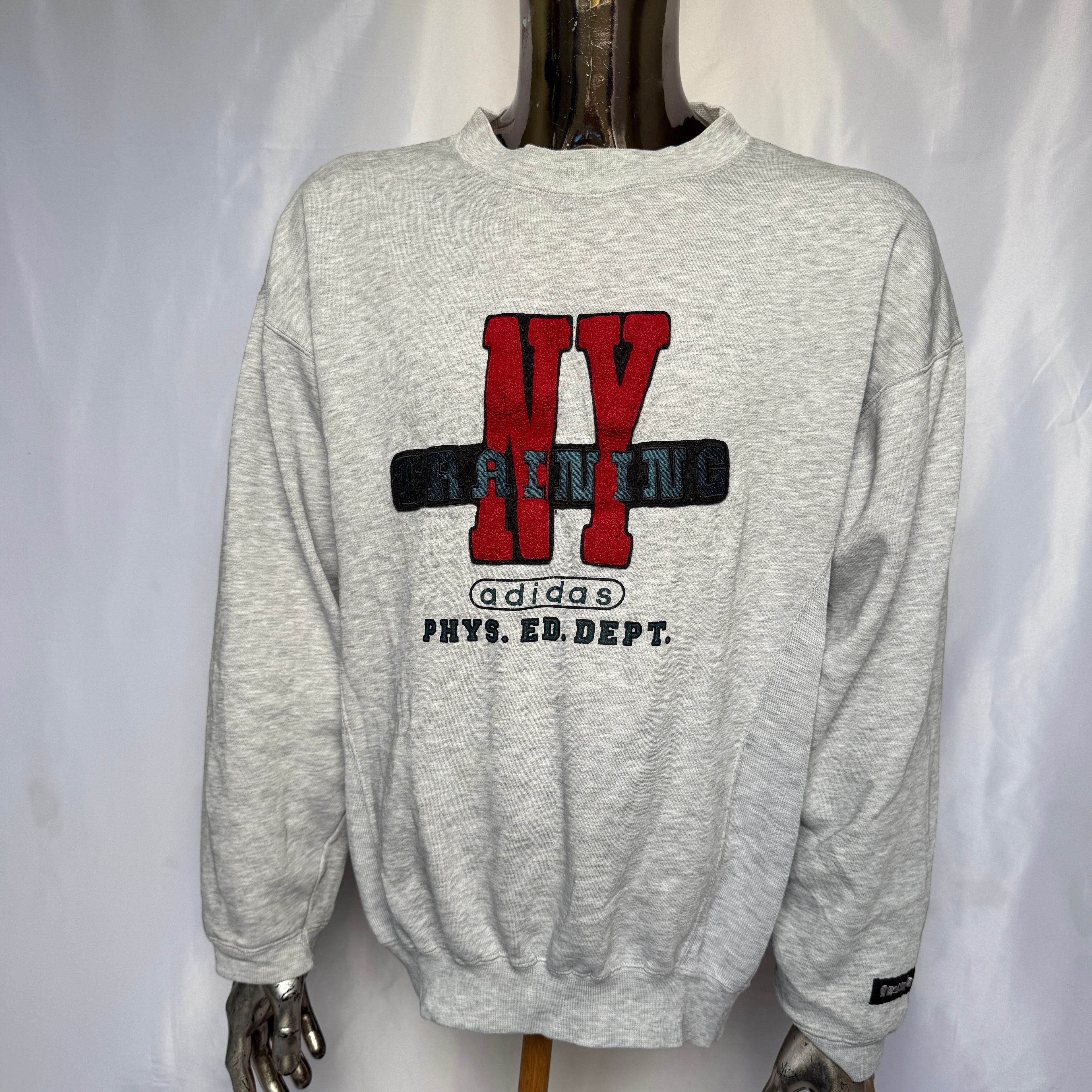 Adidas Originals Sweatshirt / Pullover – NY Training 90er Vintage - Größe L