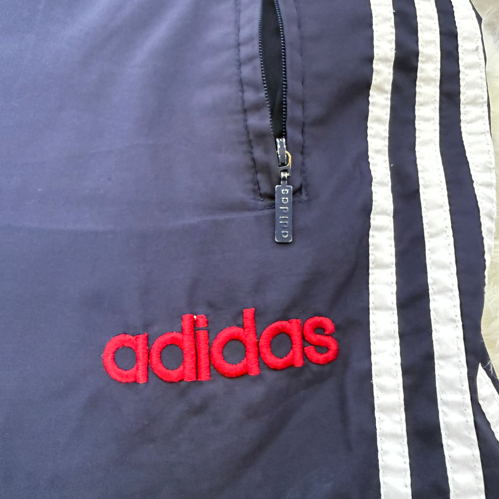 adidas 90er Vintage Trackpants / Jogginghose – Zip Leg – Y2K – Gr. M