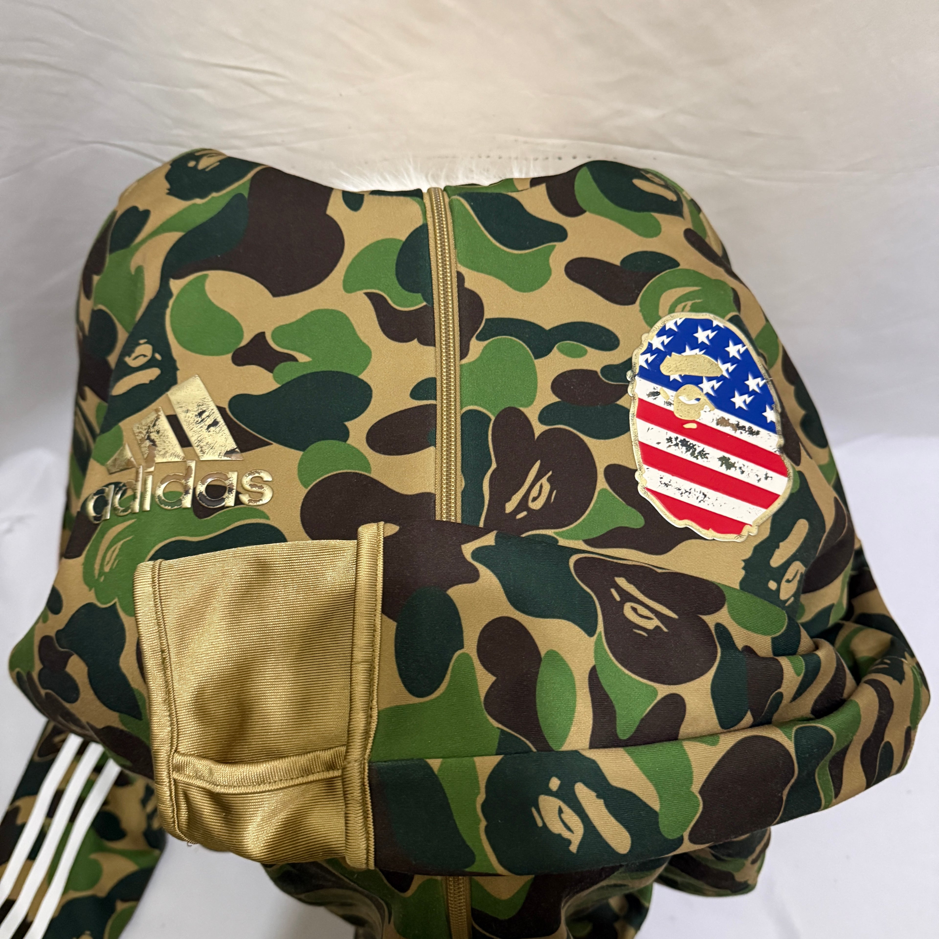 adidas x BAPE „Shark“ Full Zip Hoodie / Pullover– limited – Gr. M