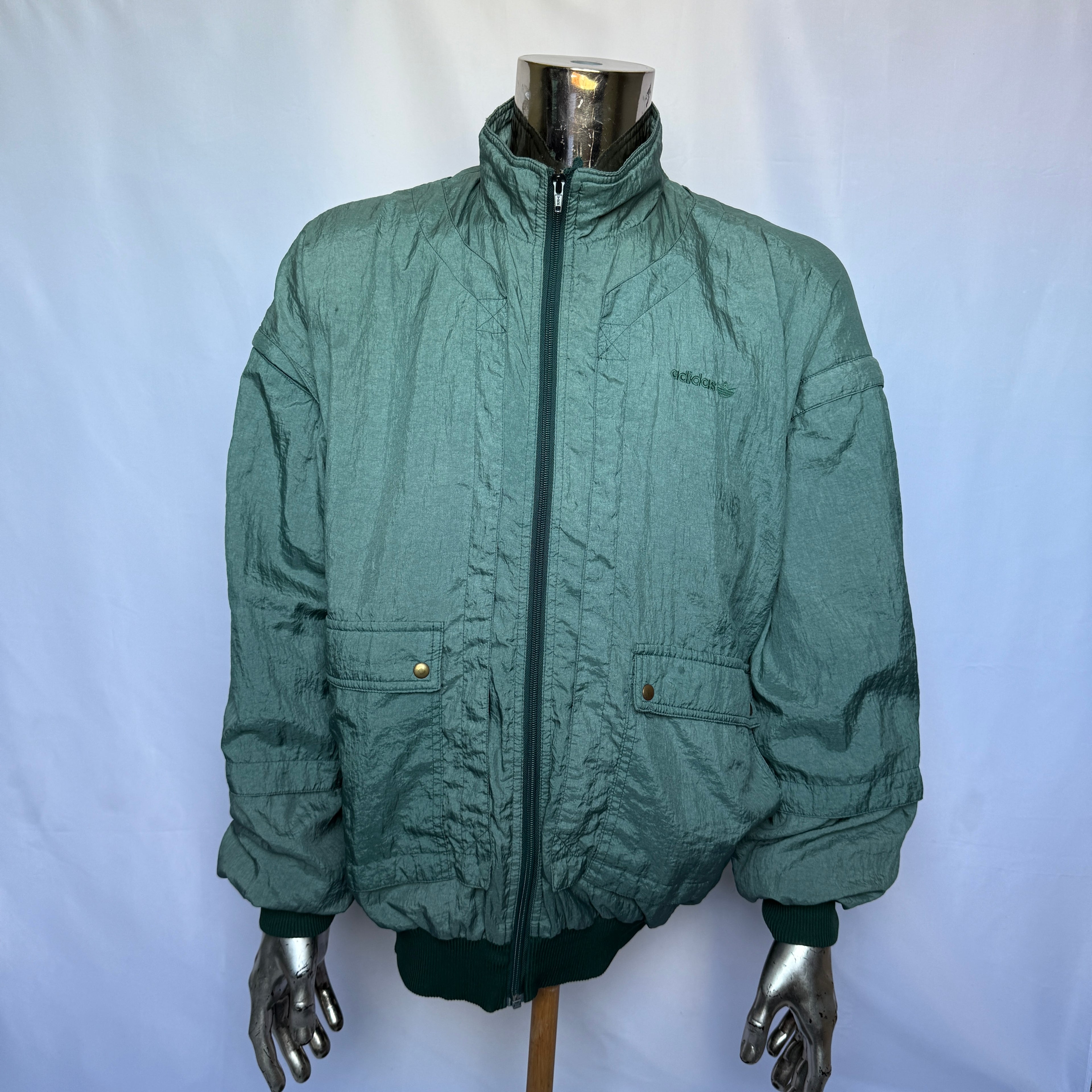 Adidas Jacke – abnehmbare Ärmel – 90er Jahre Vintage – seltenes Sammlerstück - Größe M