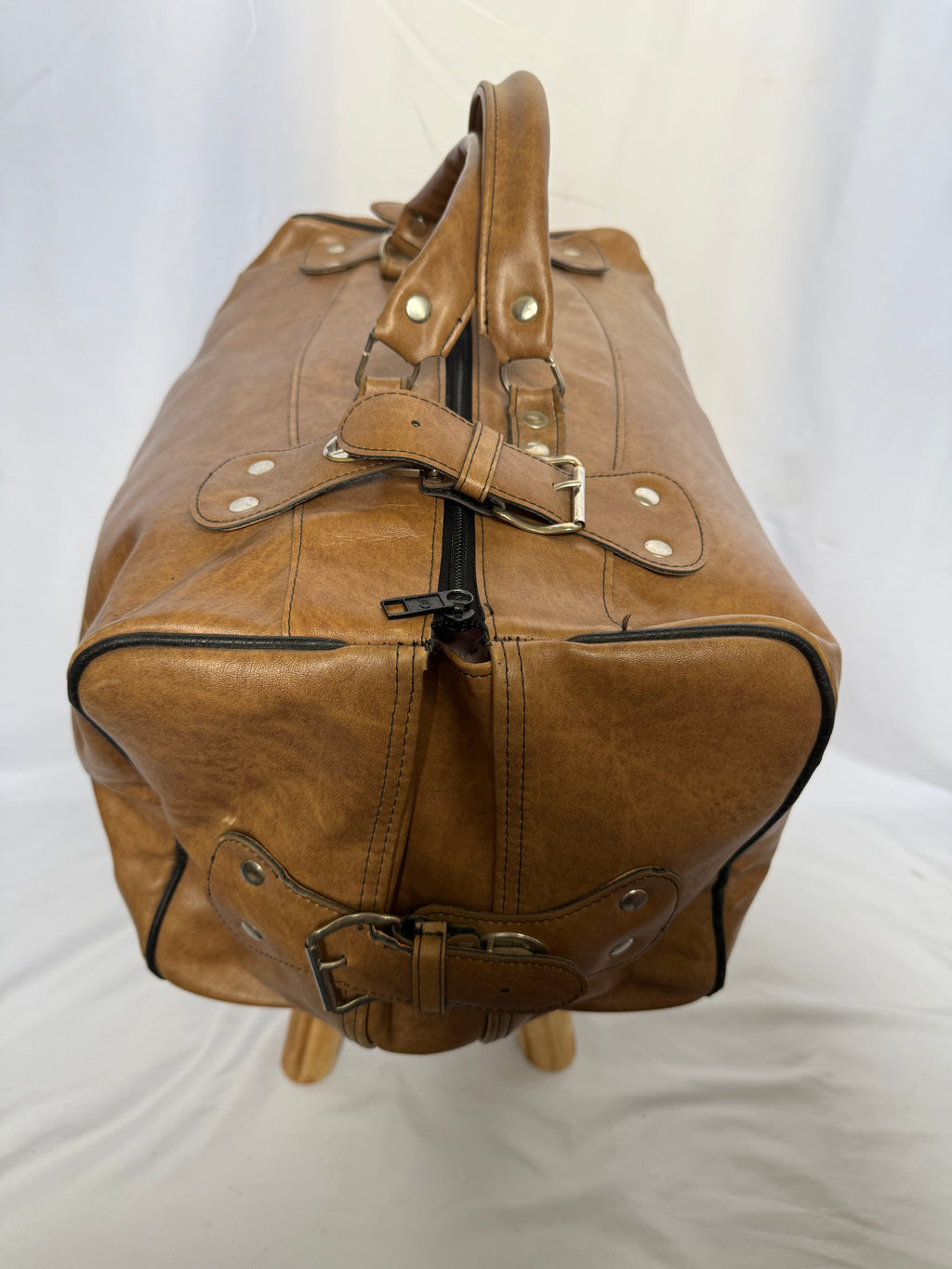 adidas 80er - 90er Vintage Leder Sporttasche / Reisetasche – Rarität