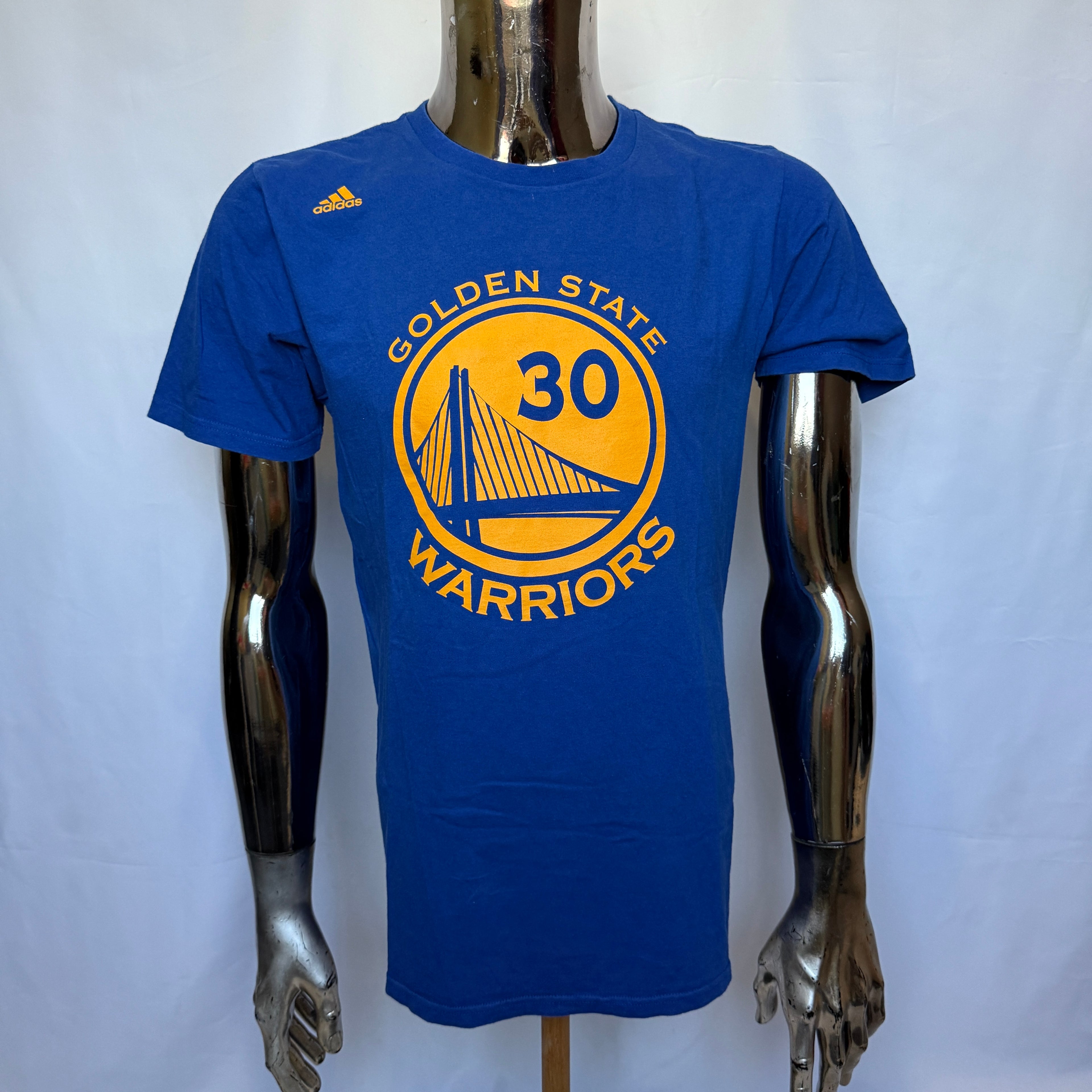 Adidas NBA T-Shirt / Shirt – Golden State Warriors #30 Curry – Größe M