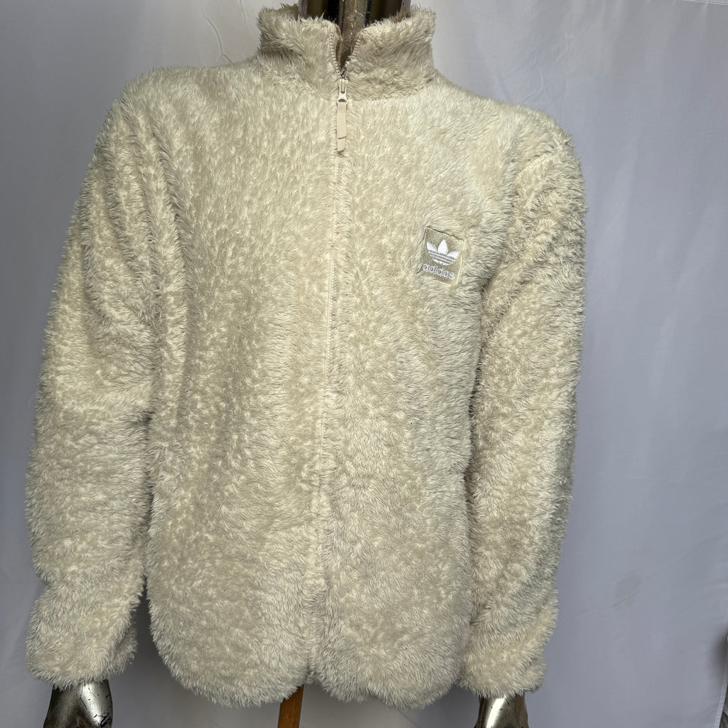 adidas Originals Teddy Fleece Jacke / Hoodie – Full Zip – Gr. M