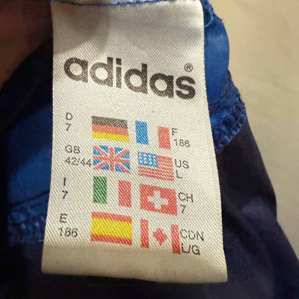 Adidas Windbreaker / Jacke – frühe 90er Jahre Vintage – Größe XL