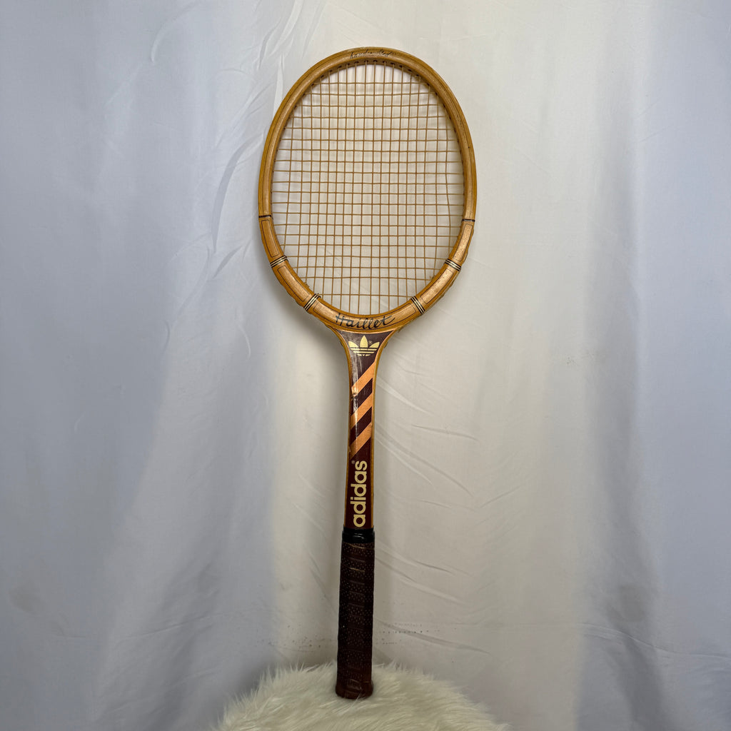 adidas Tennis Schläger – Modell „Haillet“ – Holz – 70er Vintage – Rarität