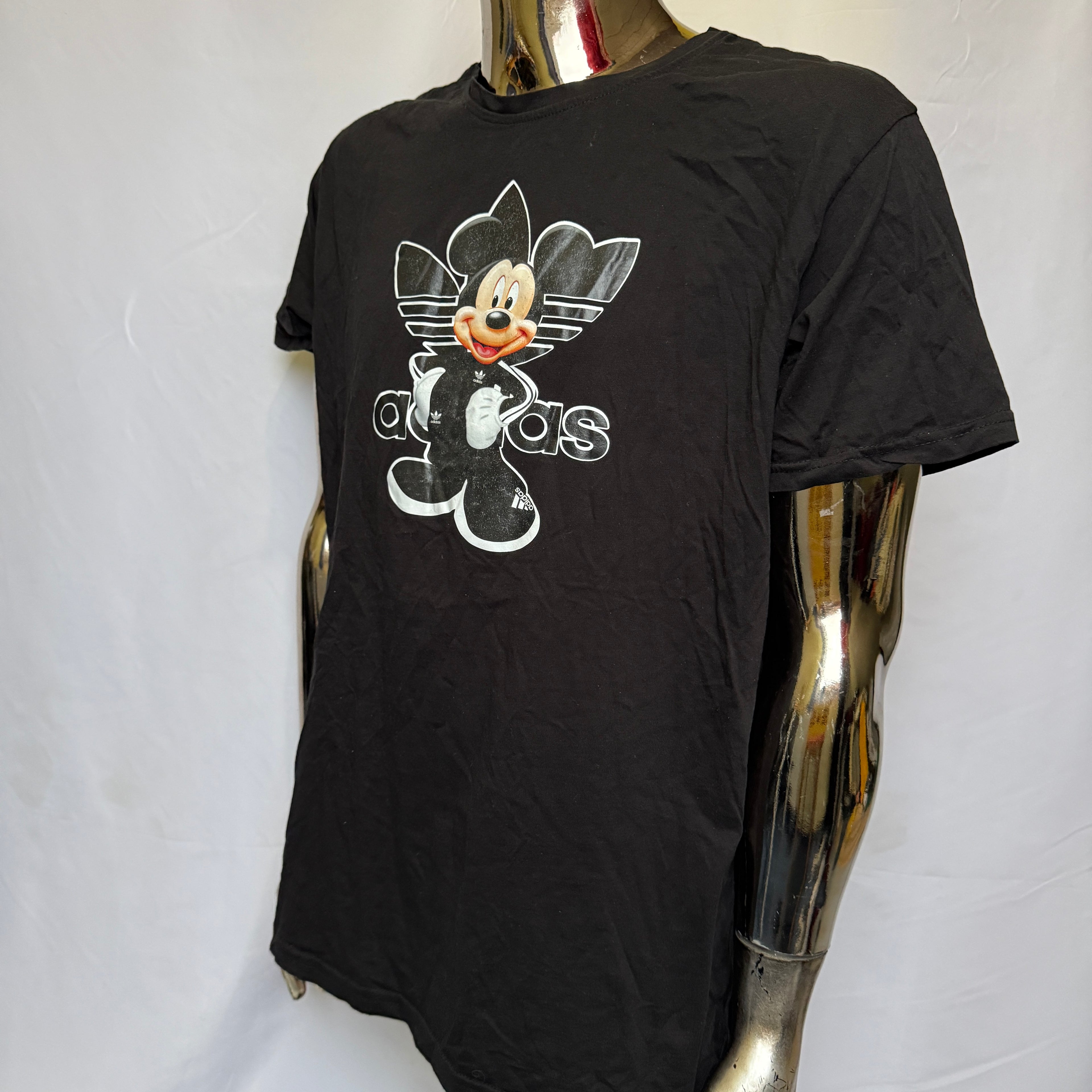 adidas Vintage x Disney Mickey Mouse Shirt – selten – Gr. XXL