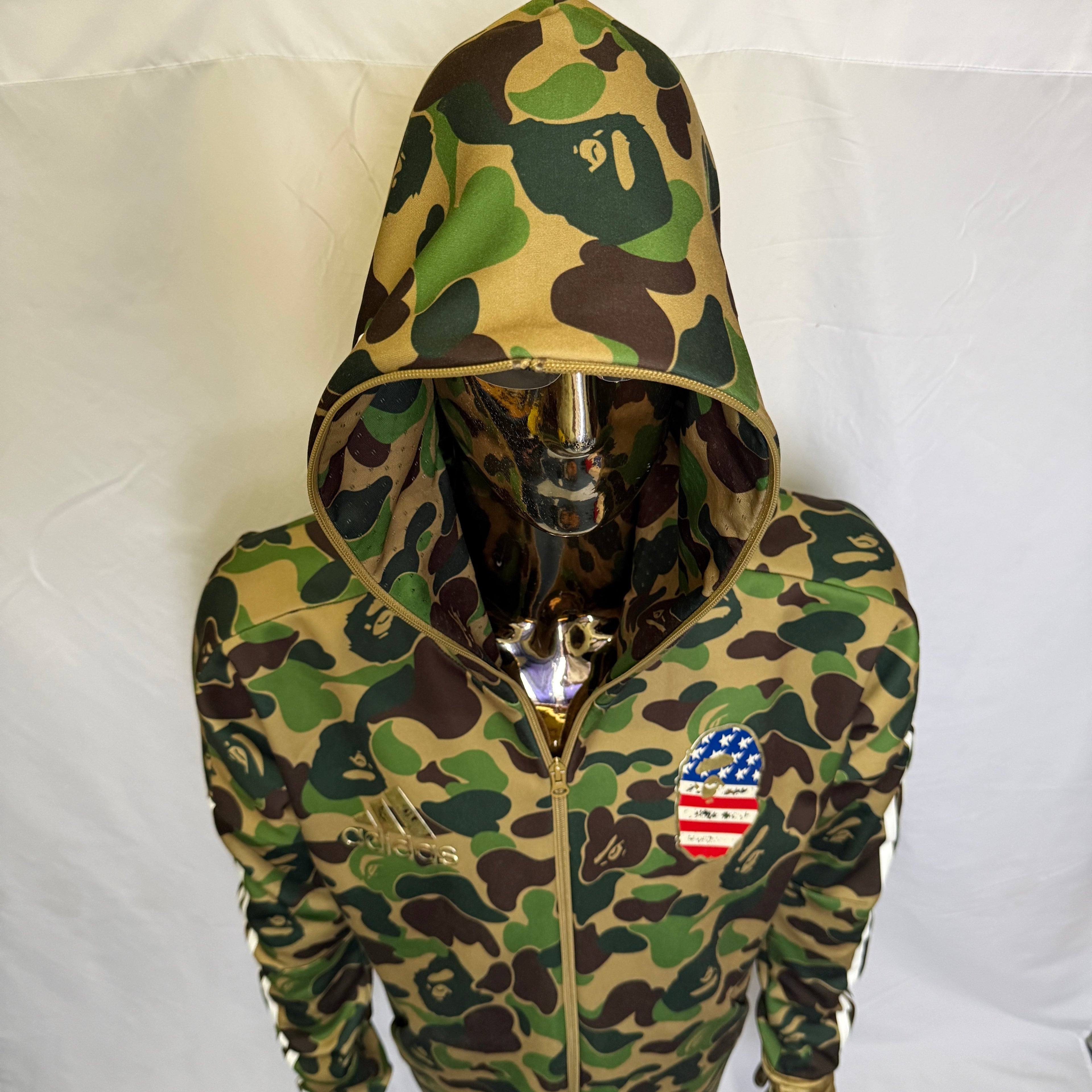 adidas x BAPE „Shark“ Full Zip Hoodie / Pullover– limited – Gr. M