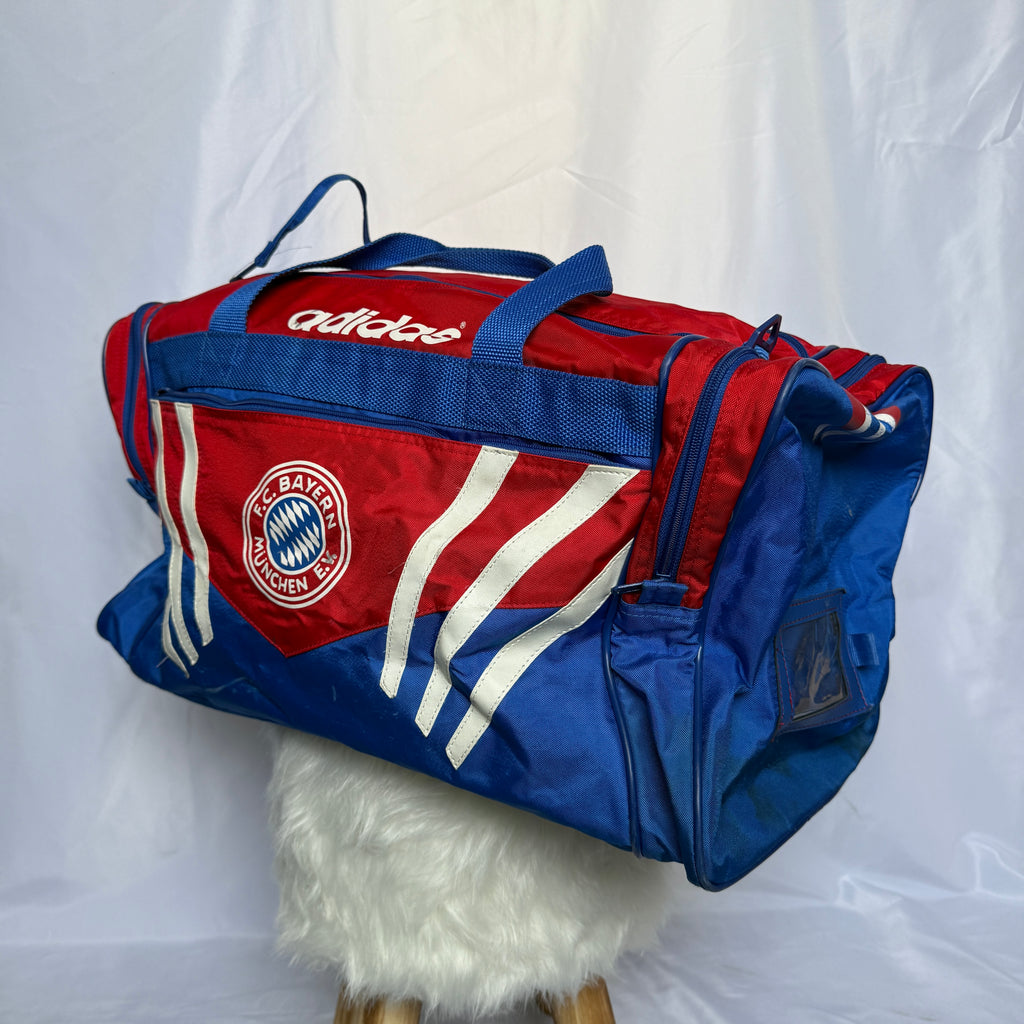 Adidas FC Bayern München Vintage Sporttasche – Made in Germany – späte 80er frühe 90er