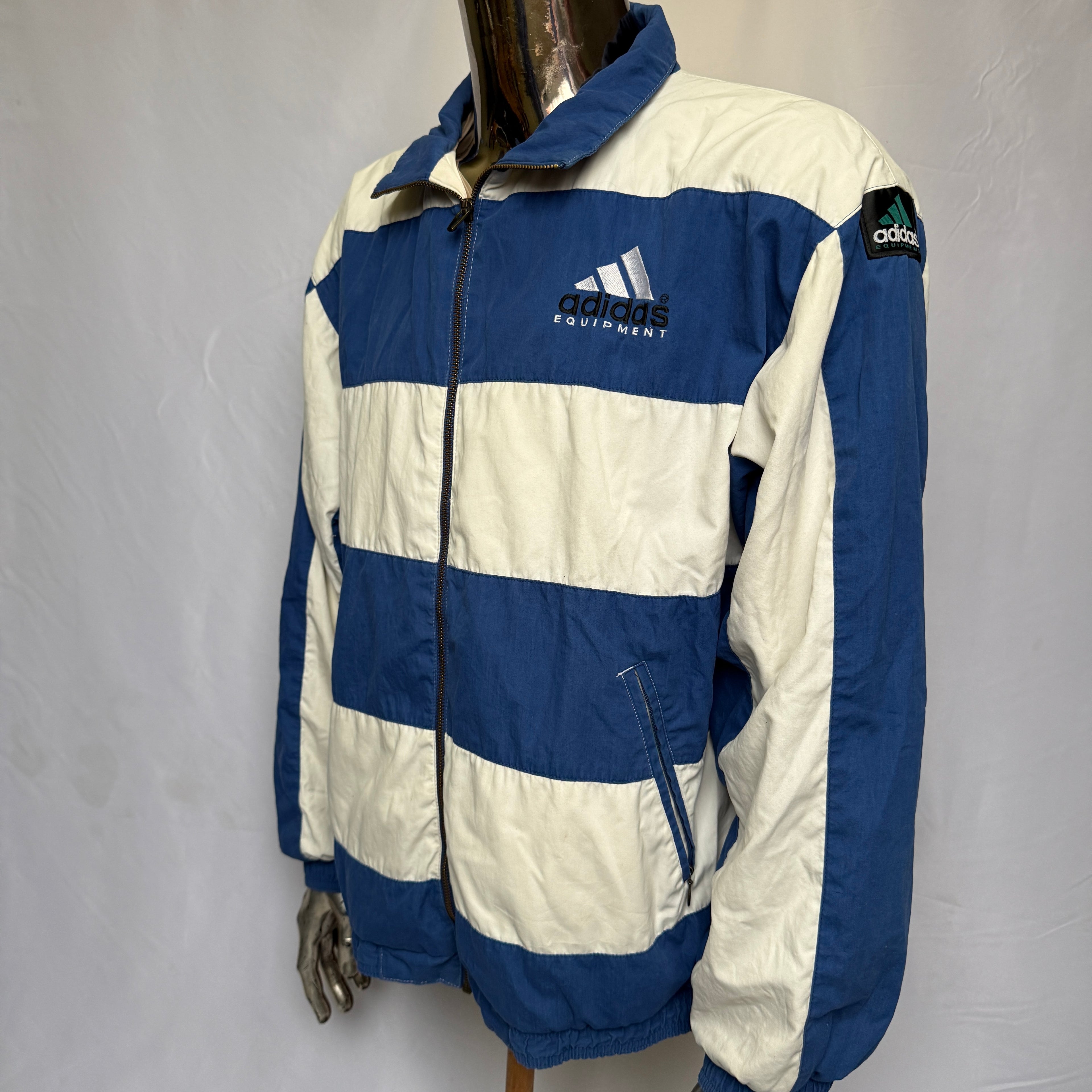 Adidas Equipment 80er / 90er Vintage Jacke / Windbreaker – Gr. M