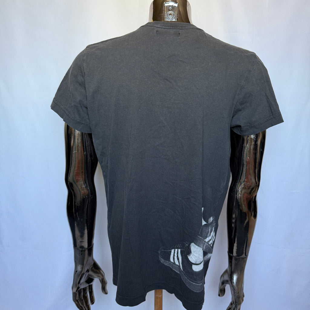 Adidas Originals “Trefoil Robot” T-Shirt / Shirt – Graphic Vintage - Größe L