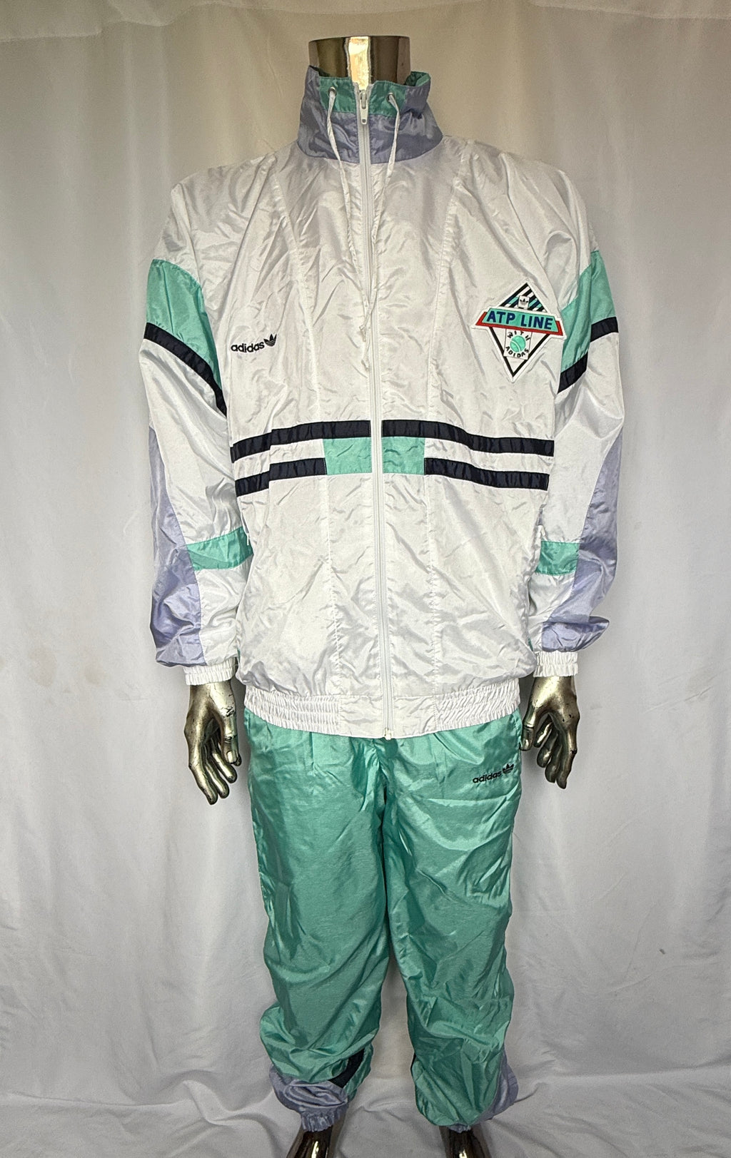 adidas ATP Line Trainingsanzug / Zweiteiler – 80er / 90er Vintage - Rarität (neuwertig) – Gr. D50 (M)