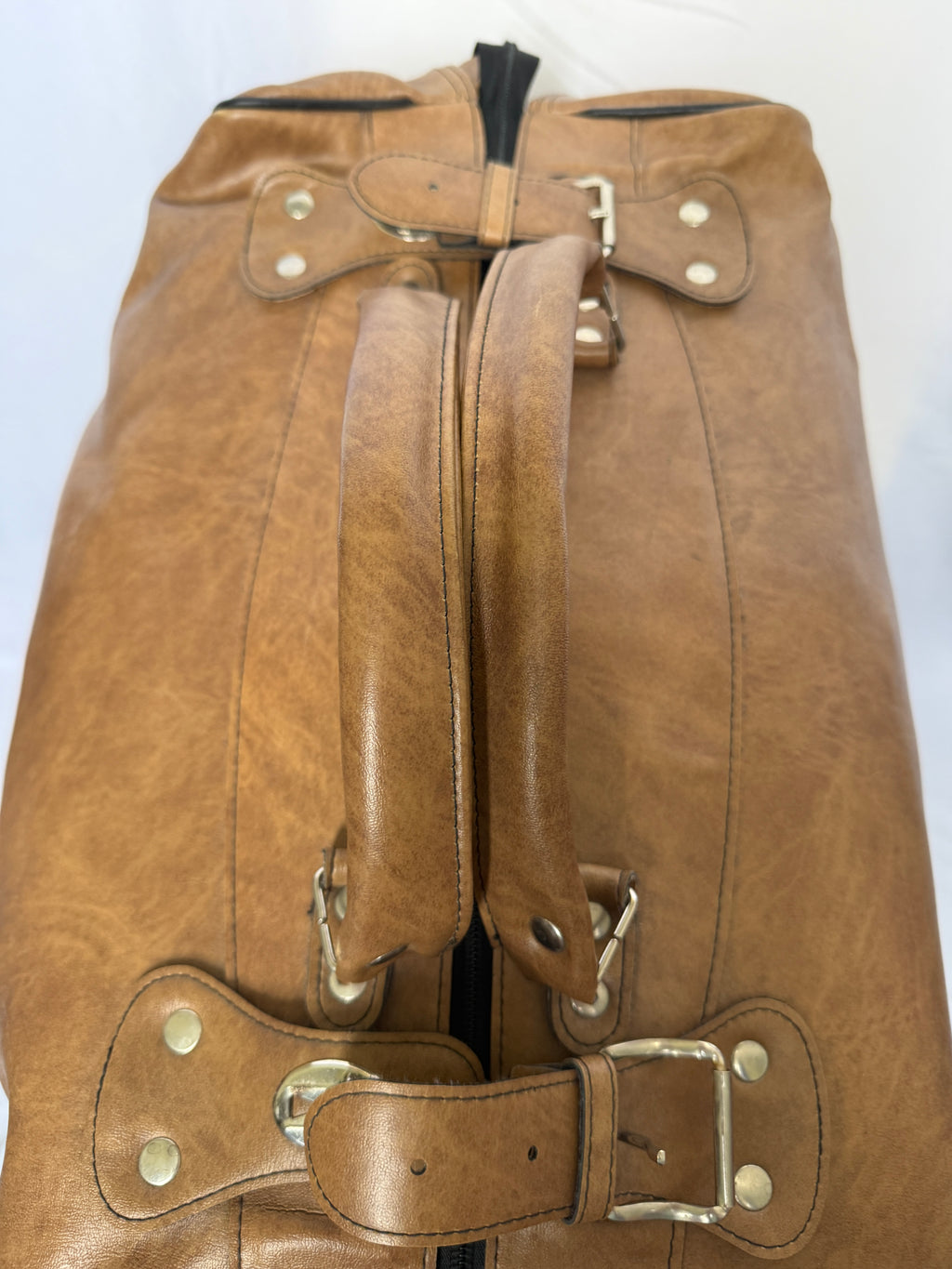 adidas 80er - 90er Vintage Leder Sporttasche / Reisetasche – Rarität