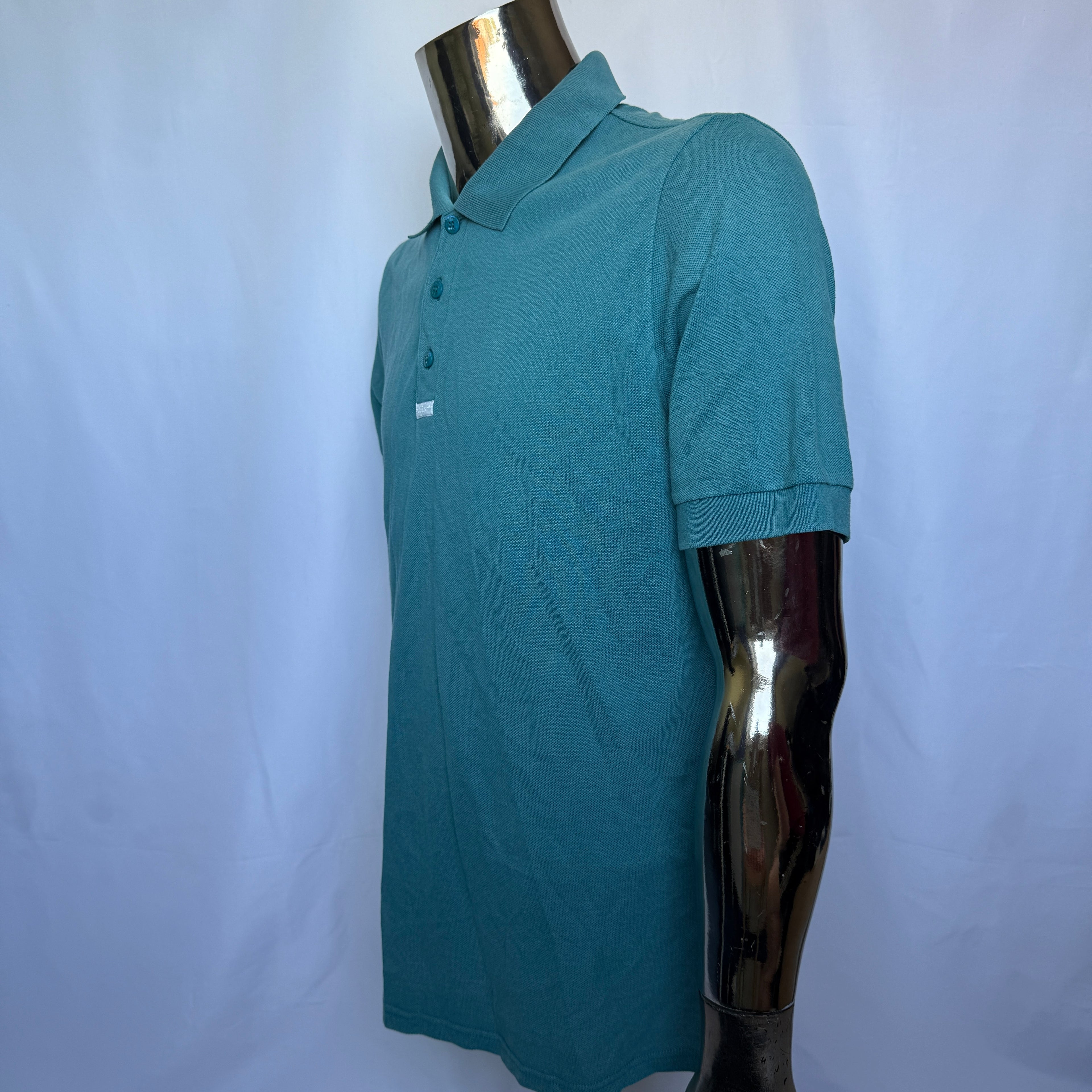 Adidas Originals Polo Shirt – Trefoil Logo – späte 90er Vintage - Größe XL