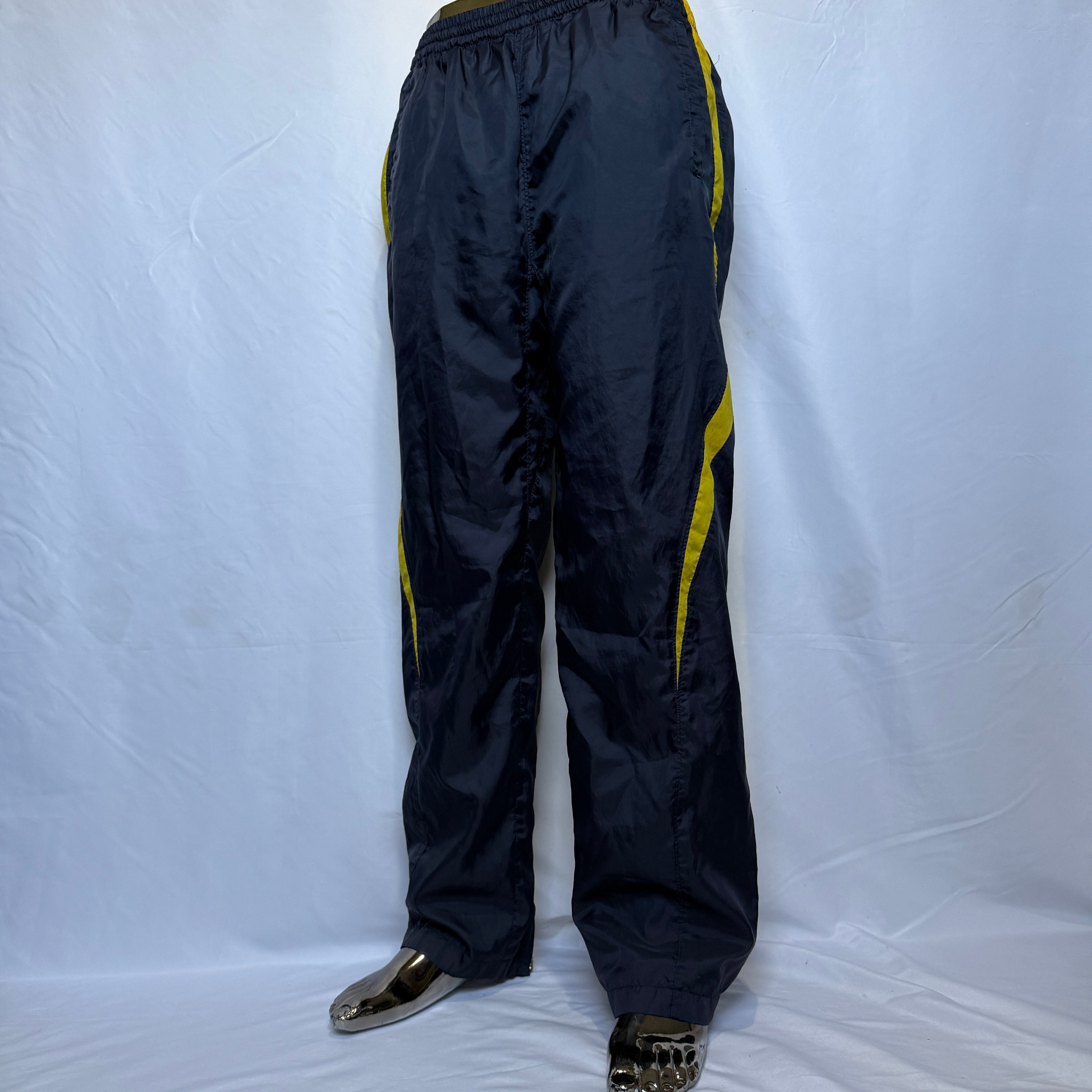 adidas Nylon Jogginghose / Trainingshose – 00er Vintage – Gr. L