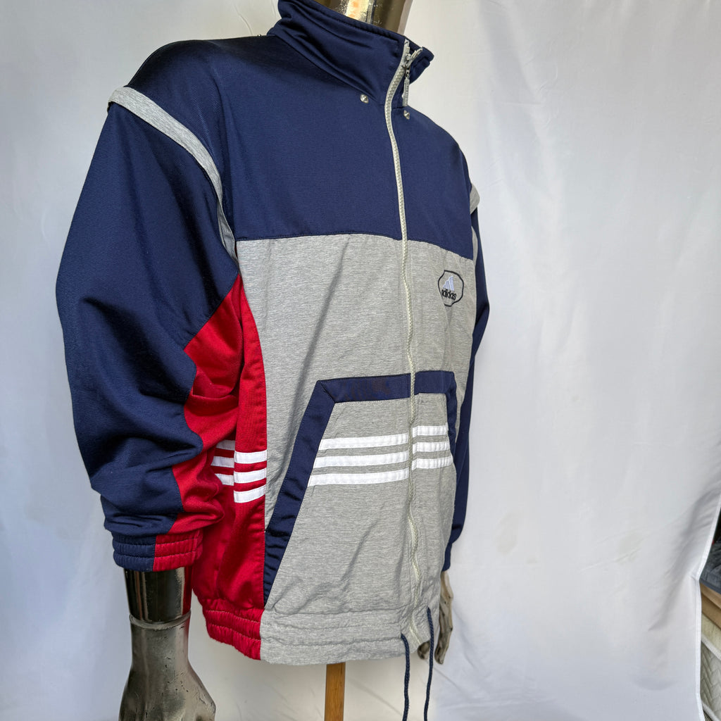 adidas 90er Vintage Track Jacket / Jacke - abnehmbare Ärmel – Gr. M (D5)
