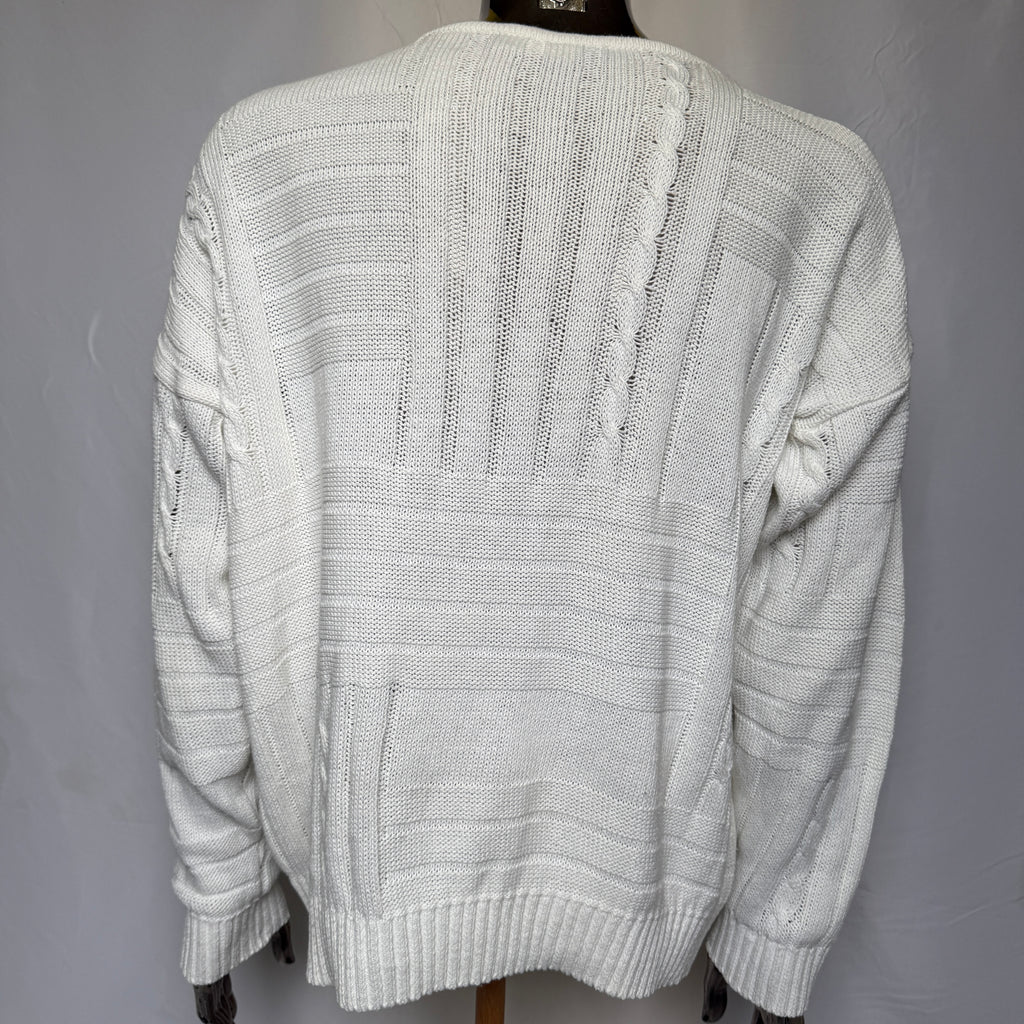 adidas 80er / 90er Vintage selten Strickpullover – Gr. XL-XXL (D55)