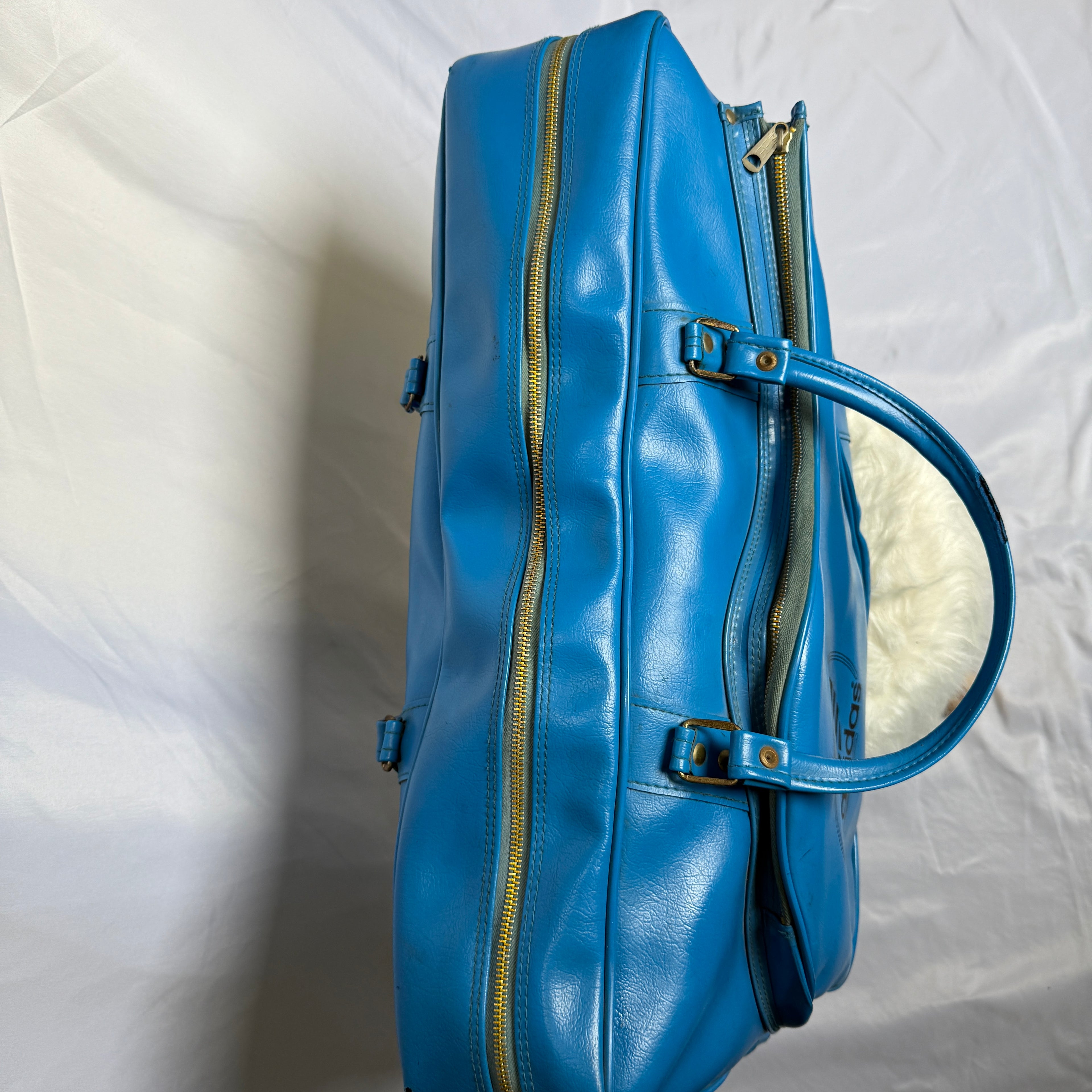 Adidas Vintage Tennis Tasche – Blue – Made in Taiwan – späte 70er frühe 80er Jahre