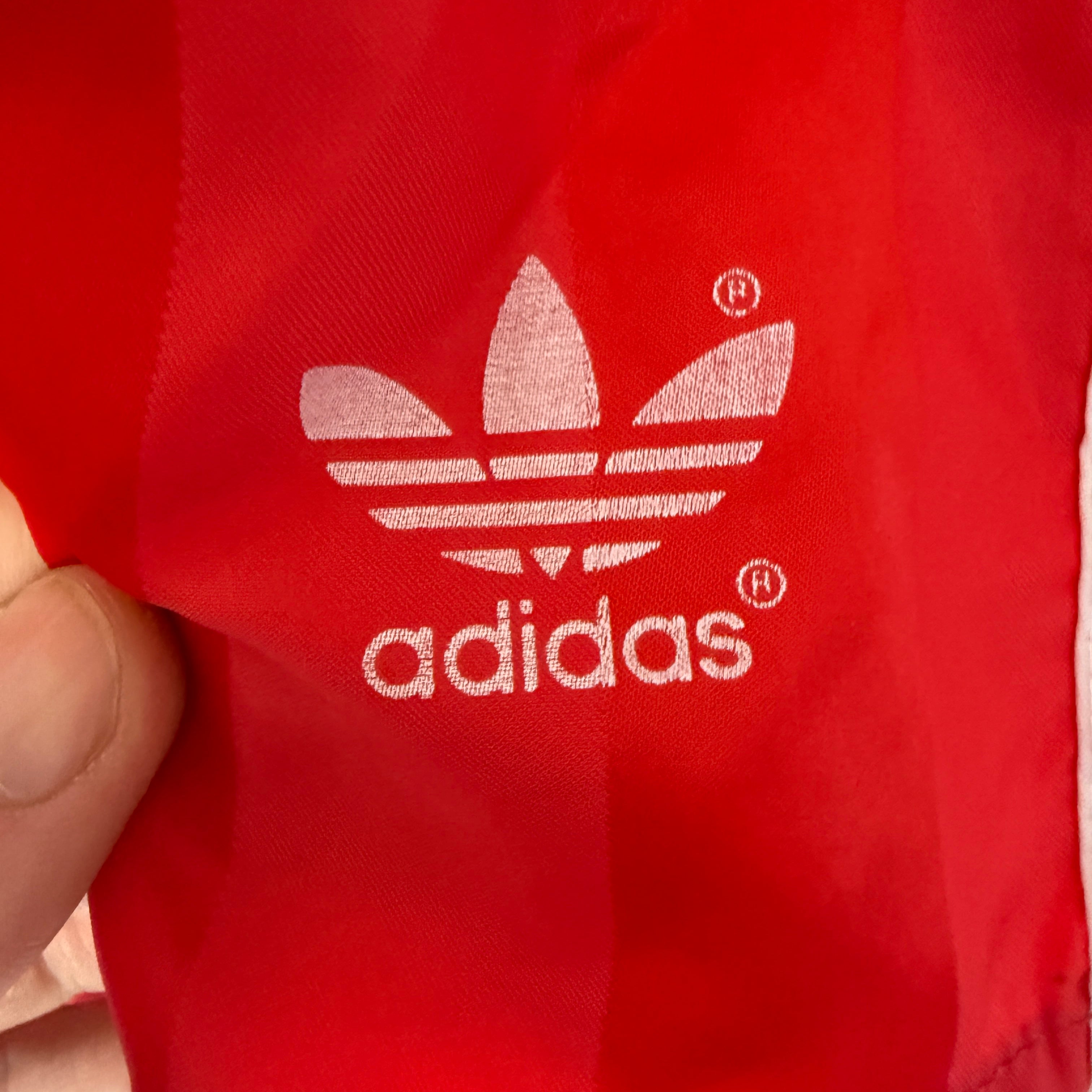 adidas 70er 80er Vintage Shorts Sprinter Hose – Glanz / Satin Rarität – Gr. M-L