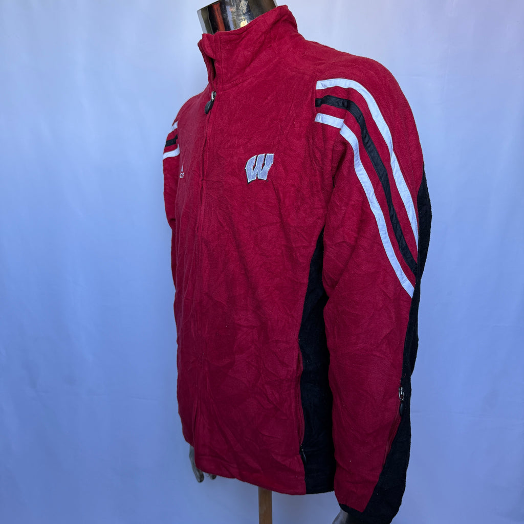 Adidas Pullover Fleece (Sweatshirt / Jacke) – späte 90er Vintage - Größe XS