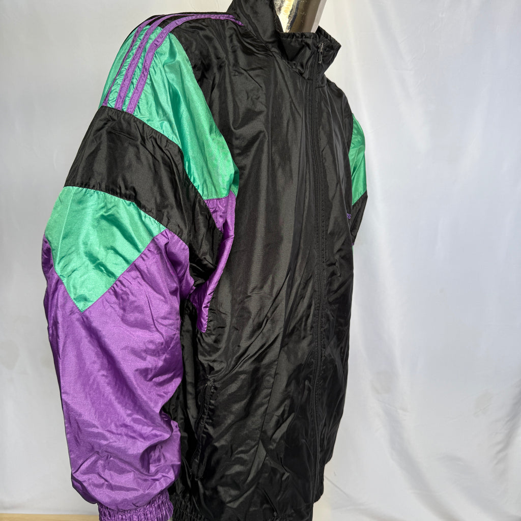 adidas 90er Vintage Track Jacket / Jacke / Windbreaker - Y2K - Gr. L