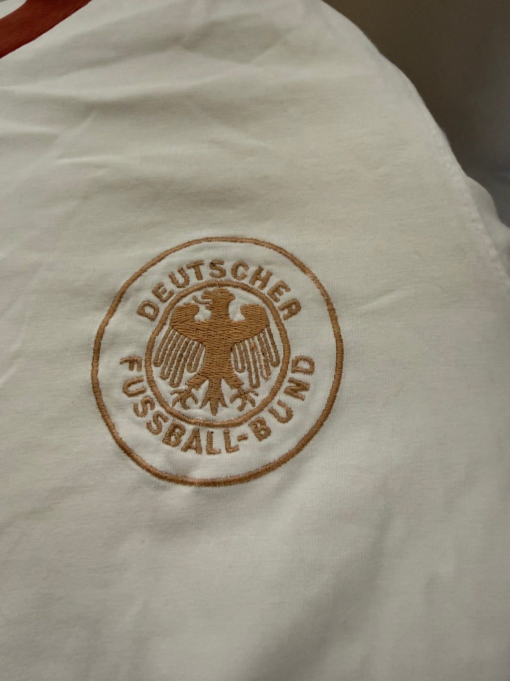 adidas 80er 90er Vintage DFB T-Shirt / Shirt – Deutschland – Rarität – Gr. M