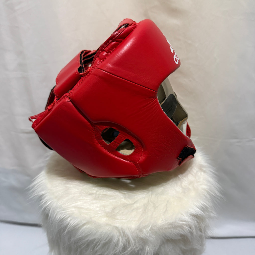 Adidas AIBA H1 Leather Headguard / Kopfschutz / Helm – Größe L