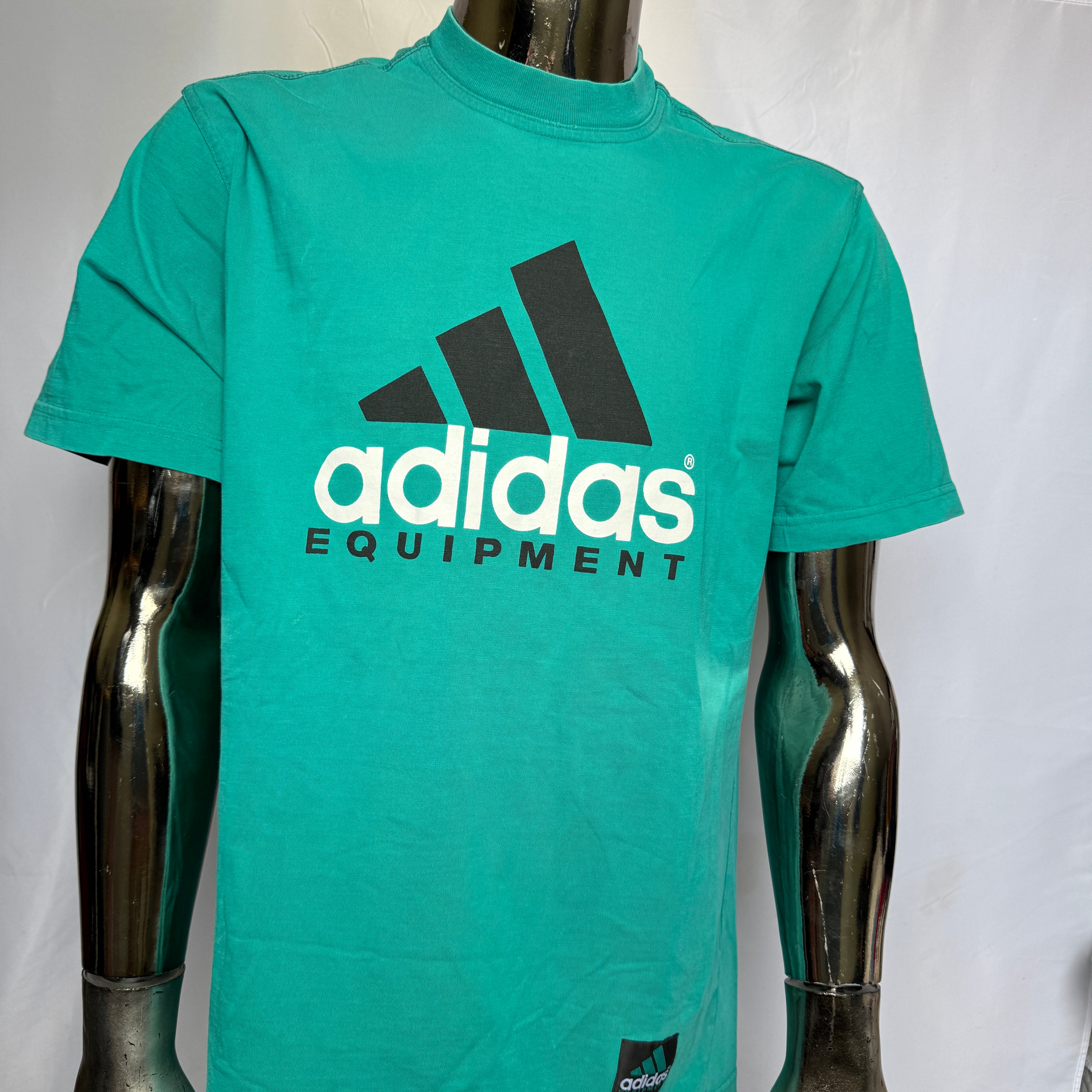 adidas Equipment 90er Vintage T-Shirt / Shirt – EQT – Grün – Gr. L