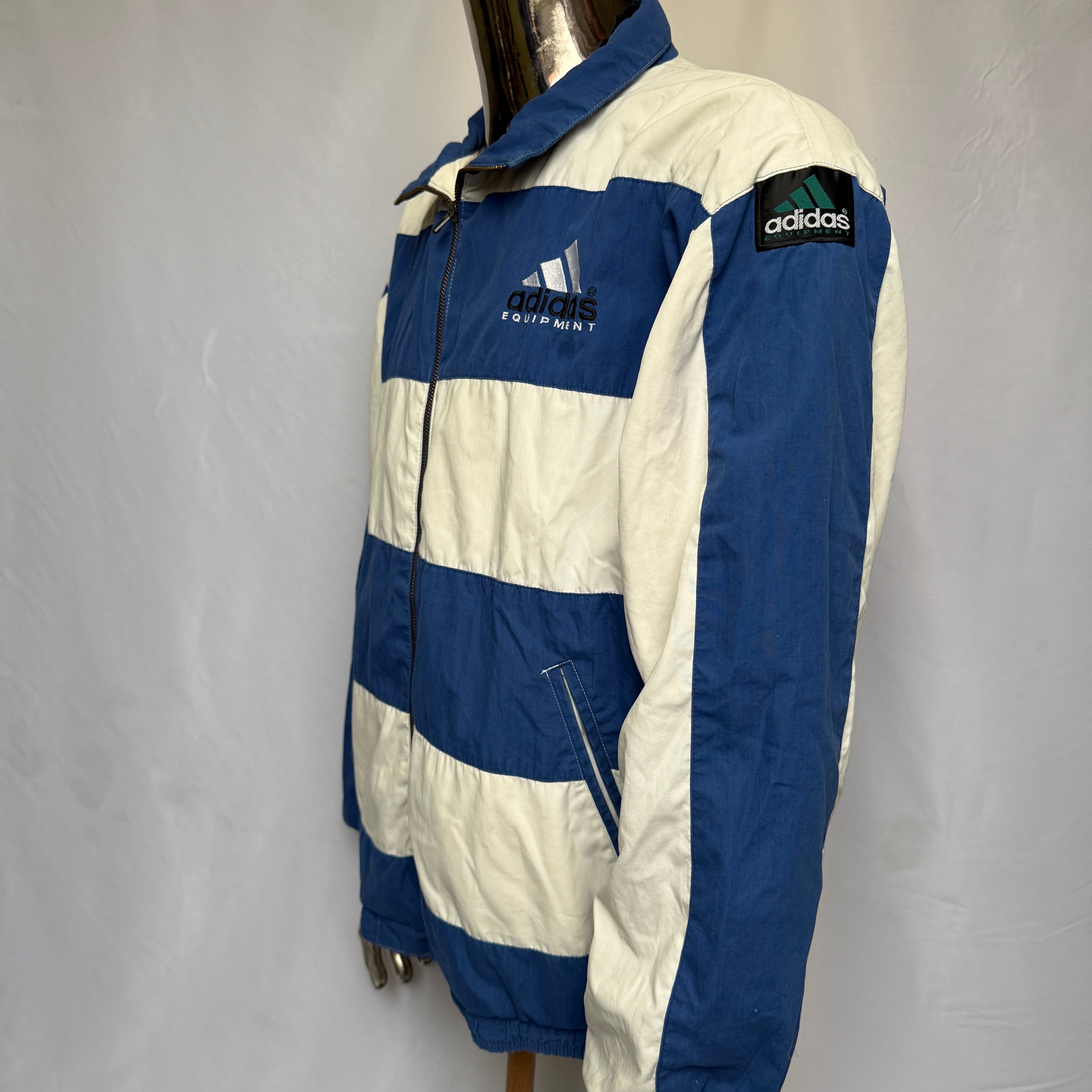 Adidas Equipment 80er / 90er Vintage Jacke / Windbreaker – Gr. M