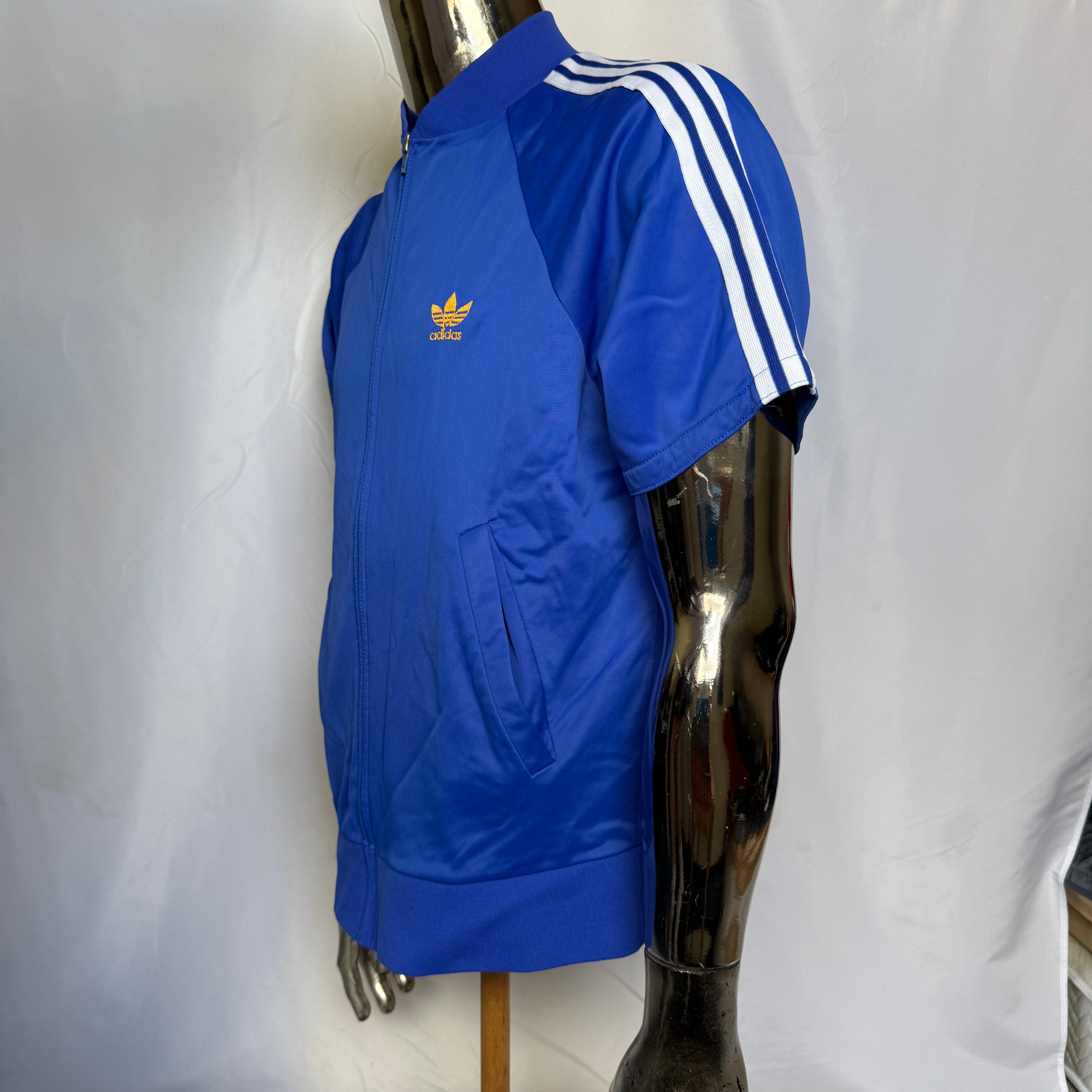 adidas 70er Vintage Ventex Track Jacket / Jacke – France Made / Rarität – Gr. M-L