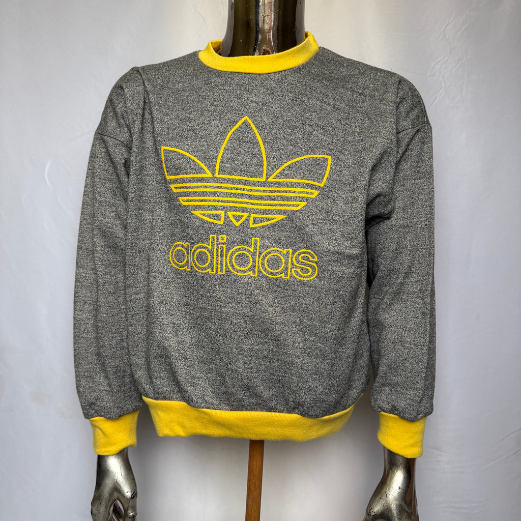 adidas 80er / 90er Vintage Trefoil Sweatshirt – Gr. S