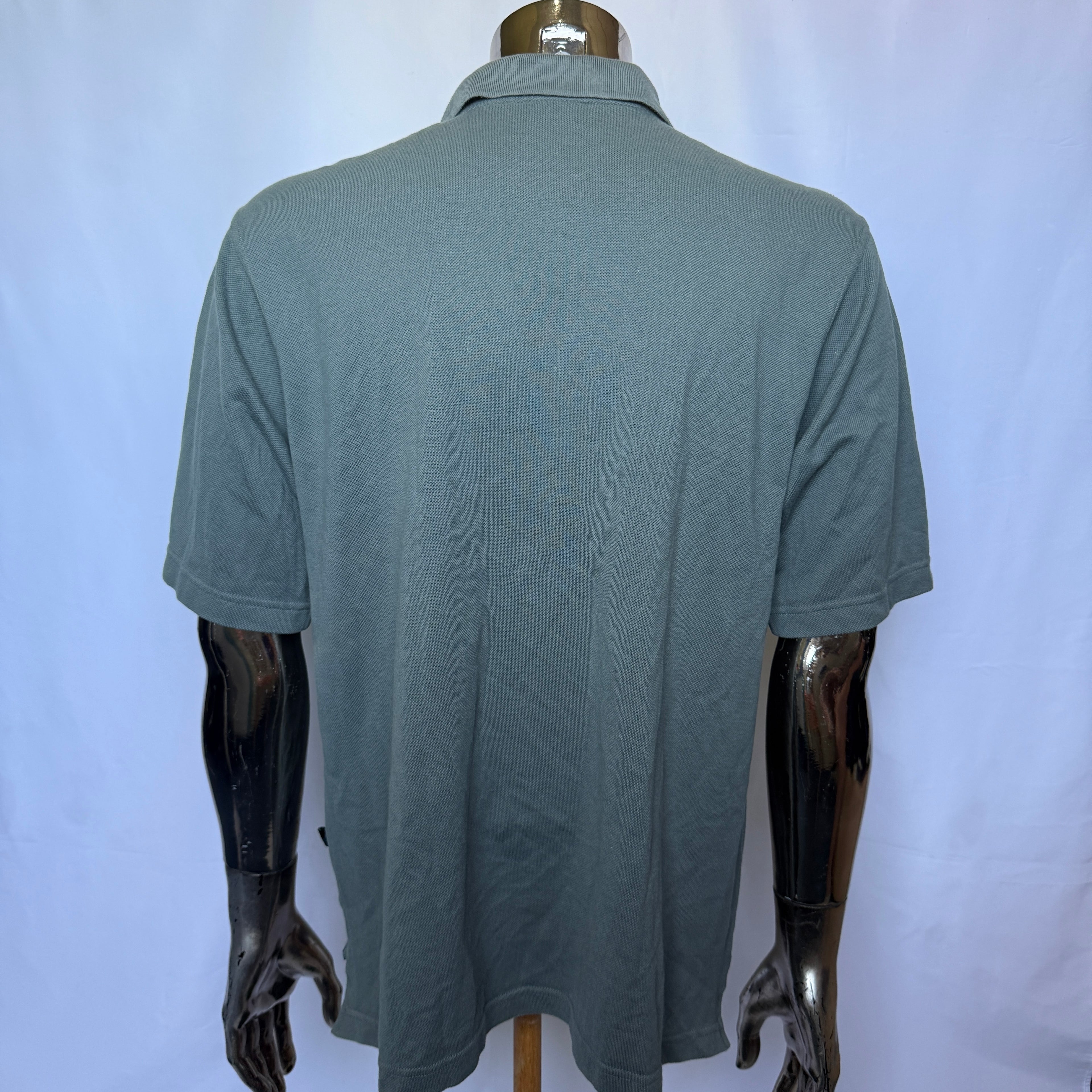 Adidas Performance Polo Shirt – Slate Grey – späte 90er Jahre - Größe M