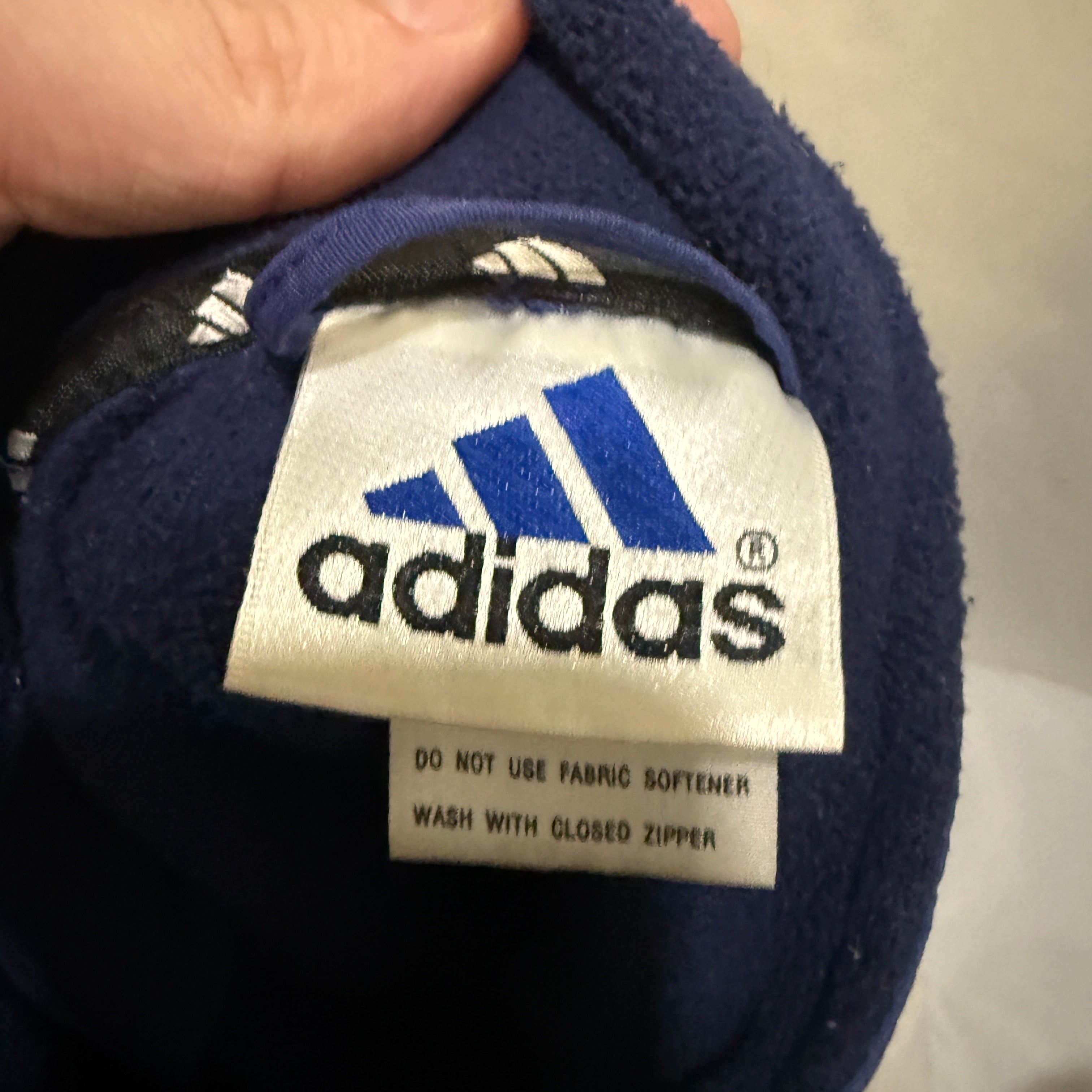 Adidas Outdoor Fleecejacke - frühe 90er Jahre Vintage - Größe M