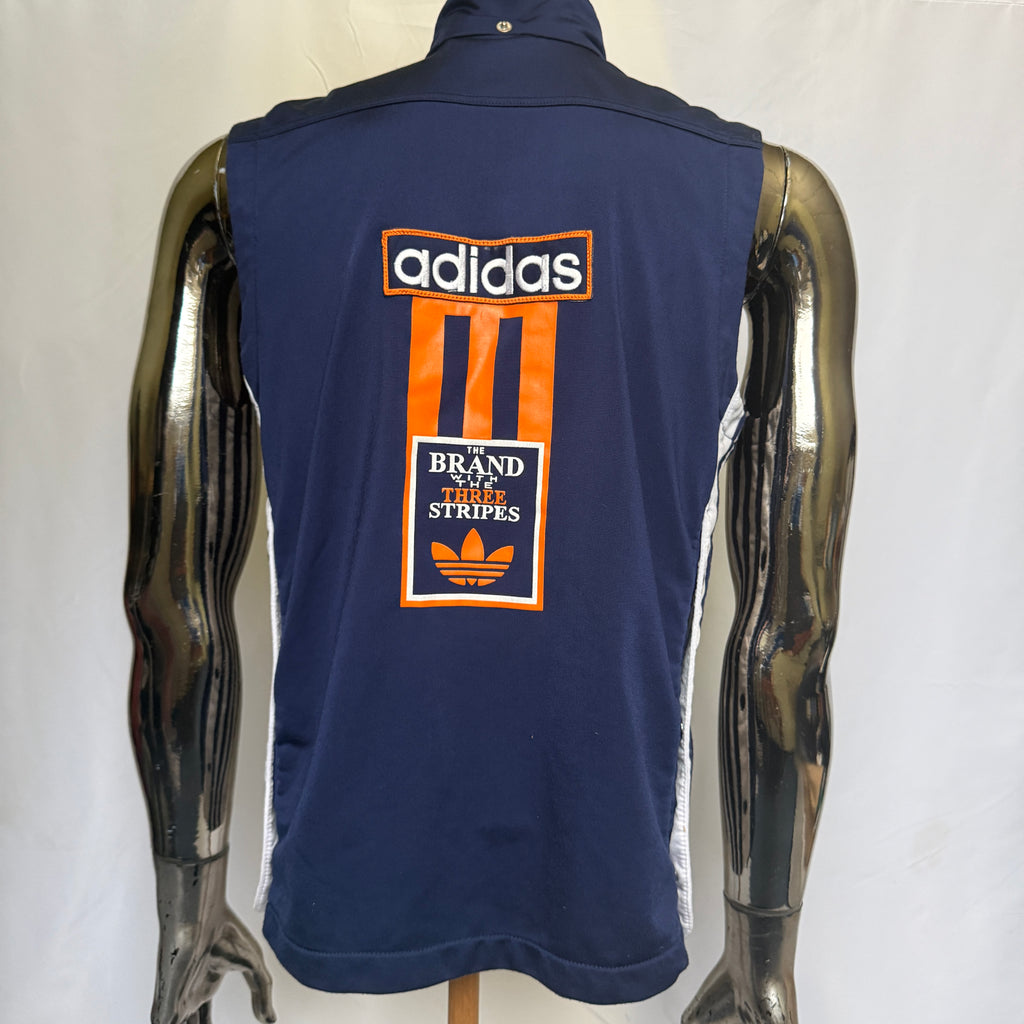 adidas 90er Vintage Weste / Jacke – Adibreak – Snap / Knopf – Gr. M