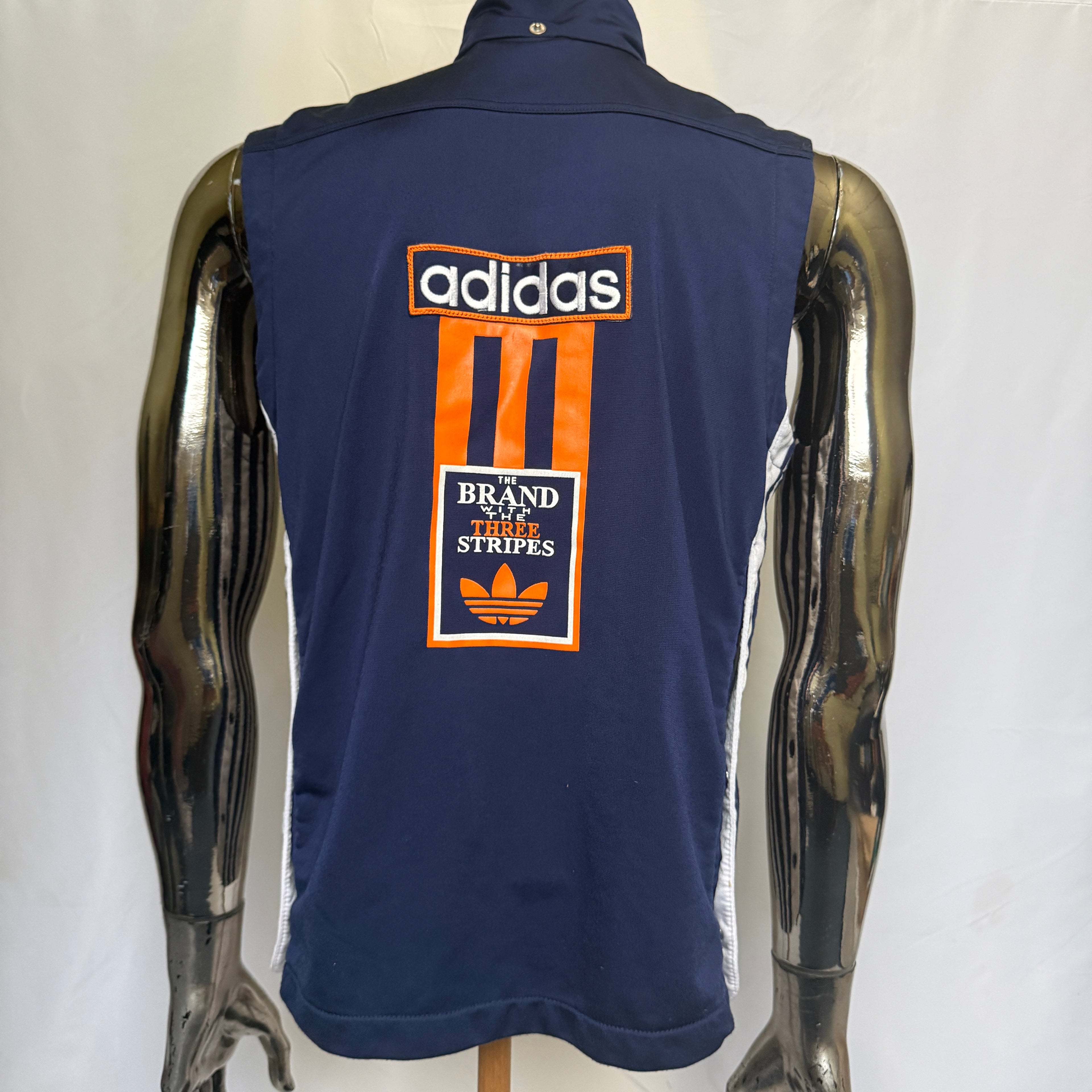 adidas 90er Vintage Weste / Jacke – Adibreak – Snap / Knopf – Gr. M