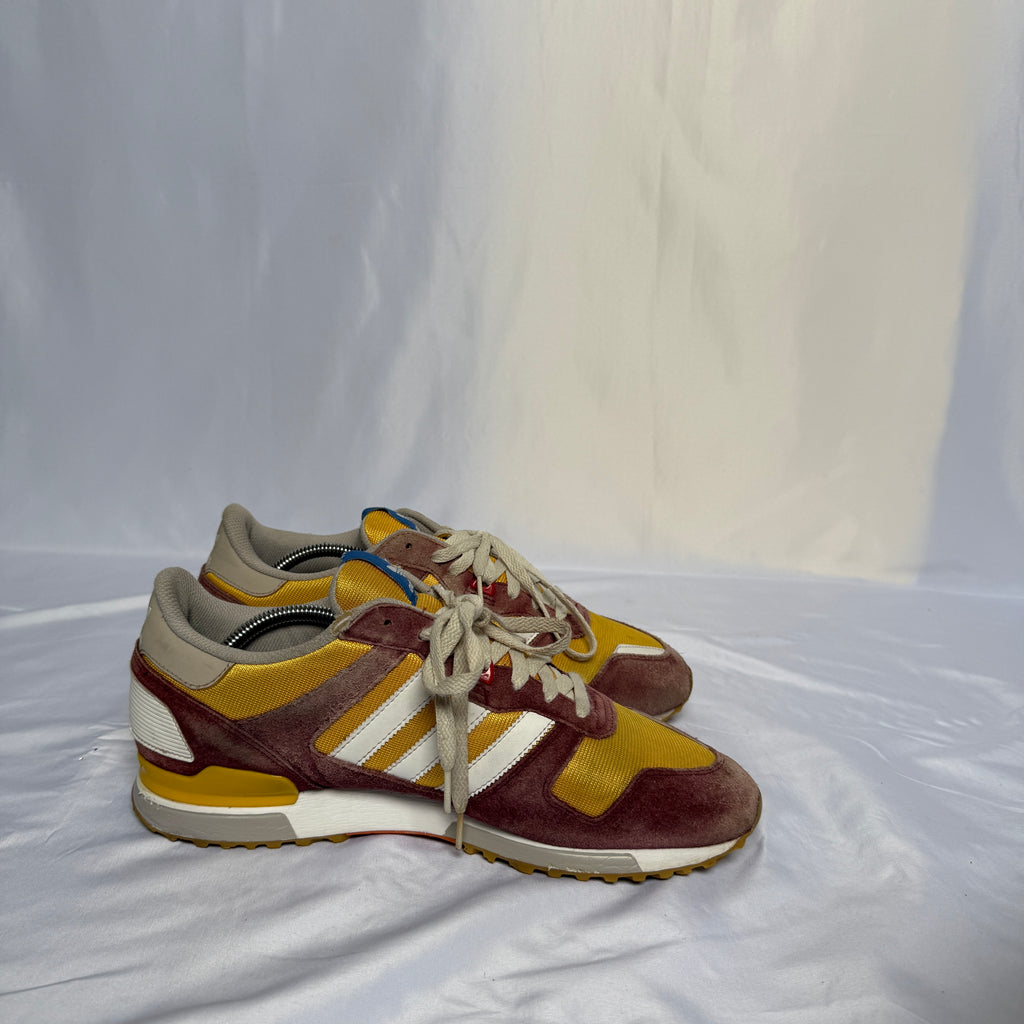 Adidas ZX 5000 Response (2013) – Gelb/Bordeaux/Weiß – Größe 46 (US 11,5)