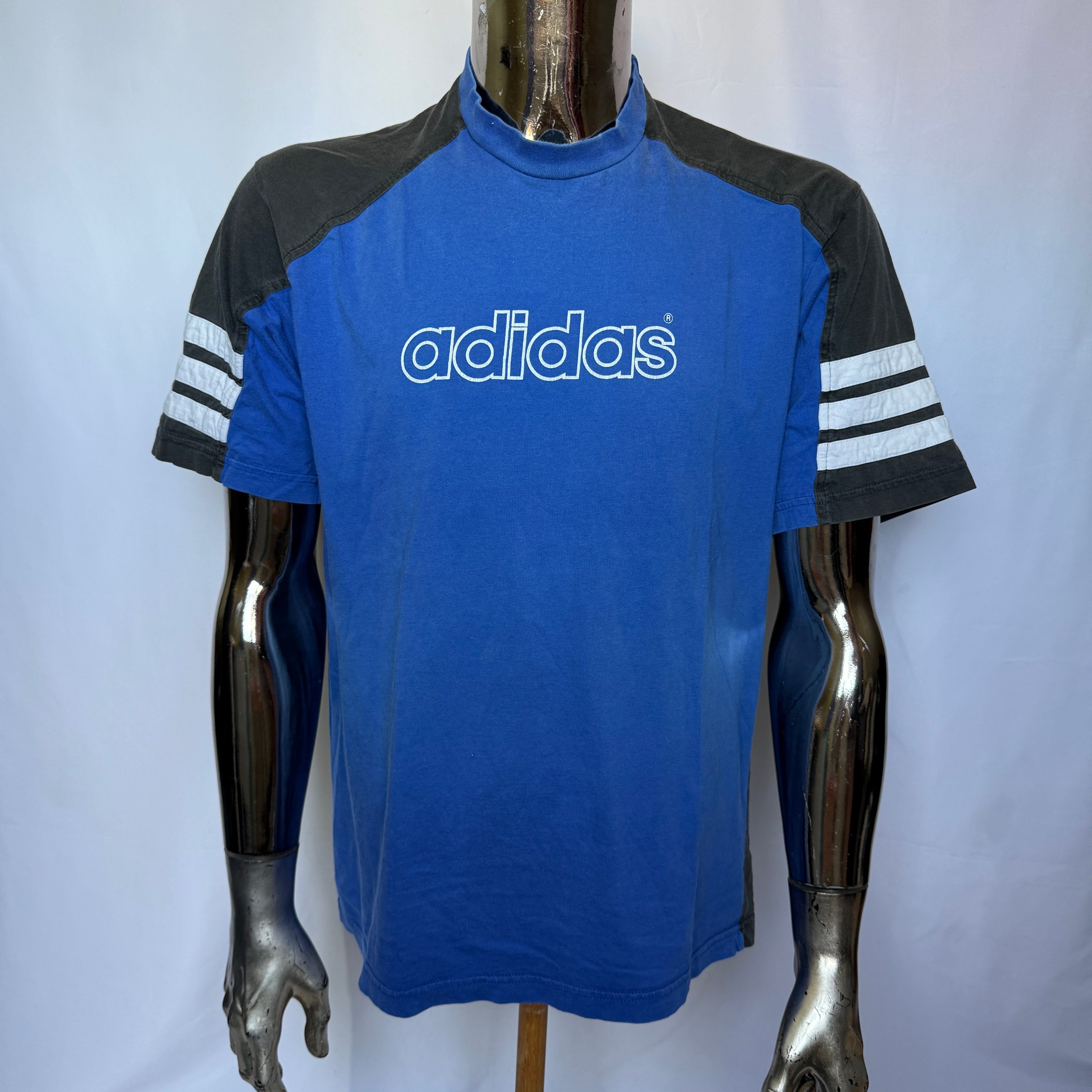 Adidas Originals – Trefoil Backprint – Ende 90er Jahre Vintage - Größe L