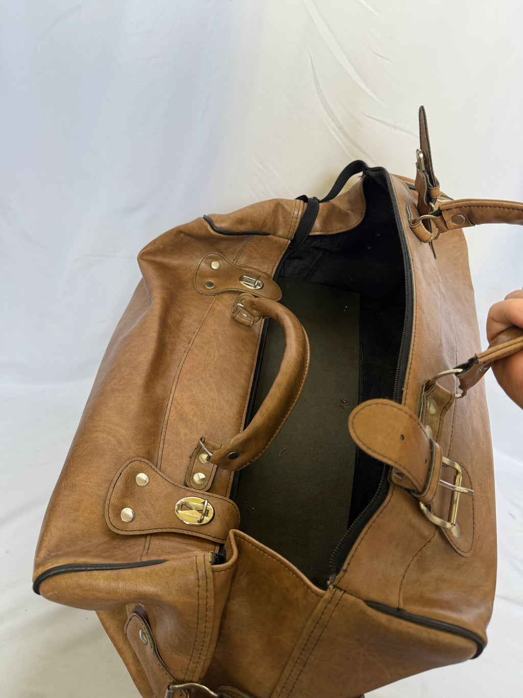 adidas 80er - 90er Vintage Leder Sporttasche / Reisetasche – Rarität